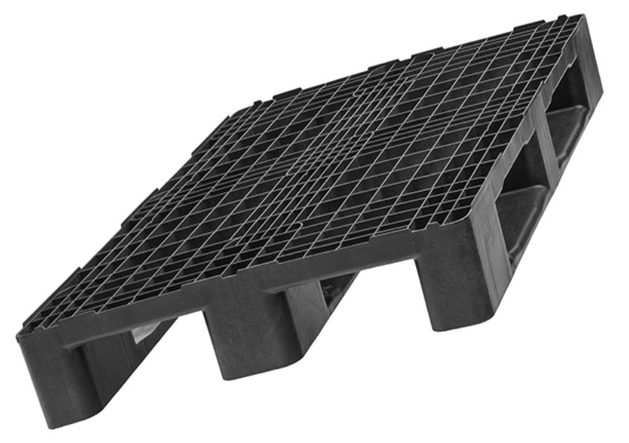 Kunststoff Medium Europalette 1200x800x150 mm TIDUS medium 1208 3R – Ansicht 3
