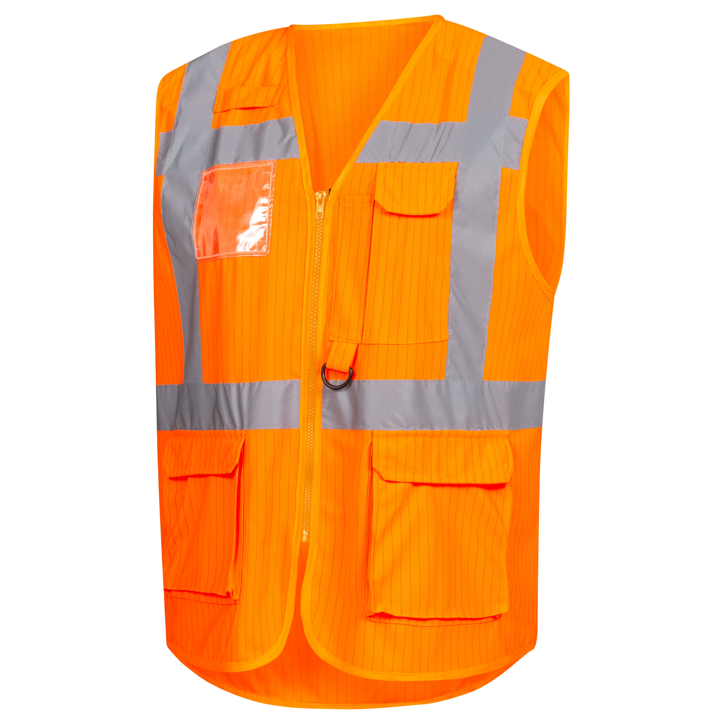 NITRAS Warnschutz-Weste, neonorange (Farbcode: 4100), EN ISO 13688, EN ISO 20471, EN 1149