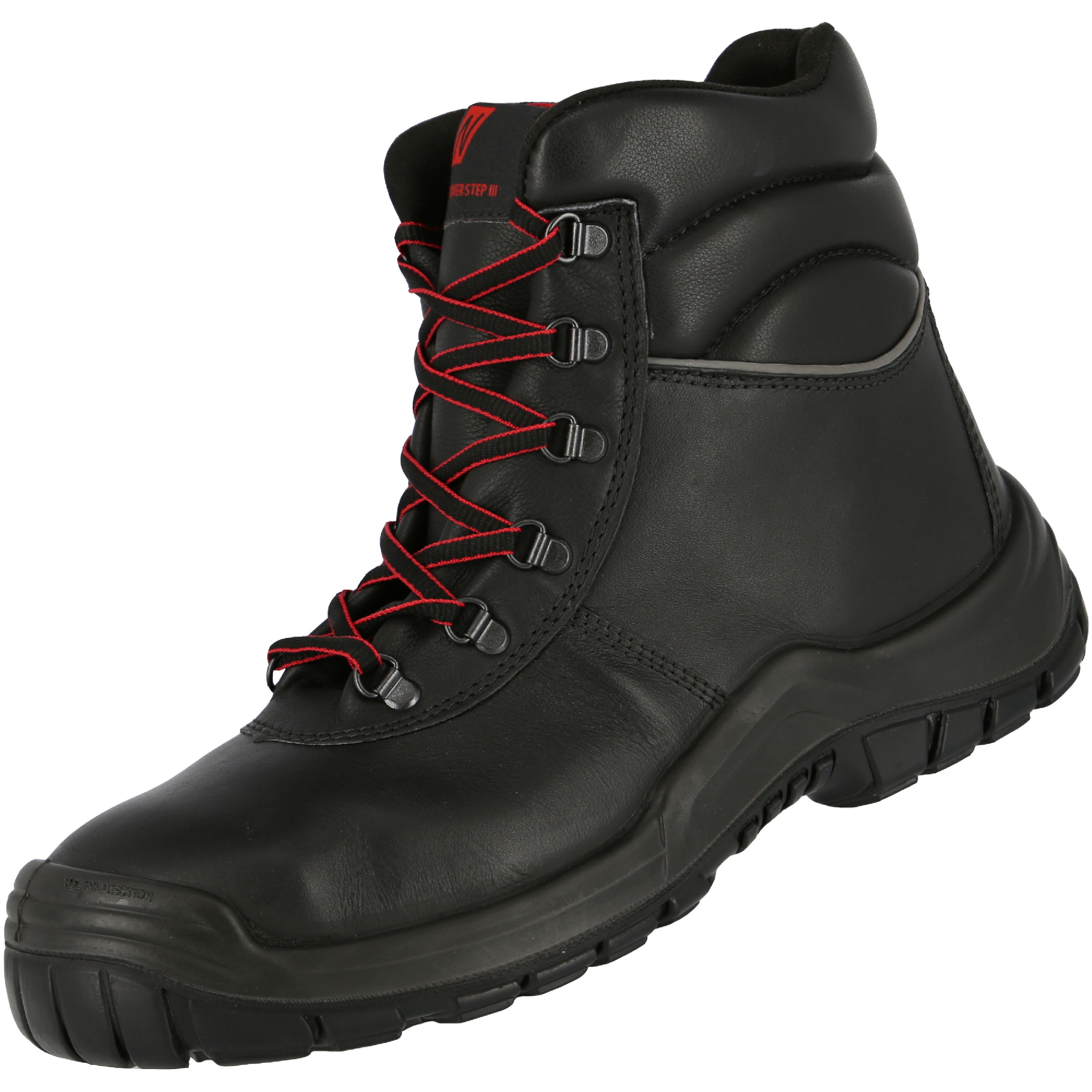 NITRAS POWER STEP MID+, S3 CI HI HRO Sicherheitsstiefel, hoch, schwarz, EN ISO 20345, DGUV Regel 112-191