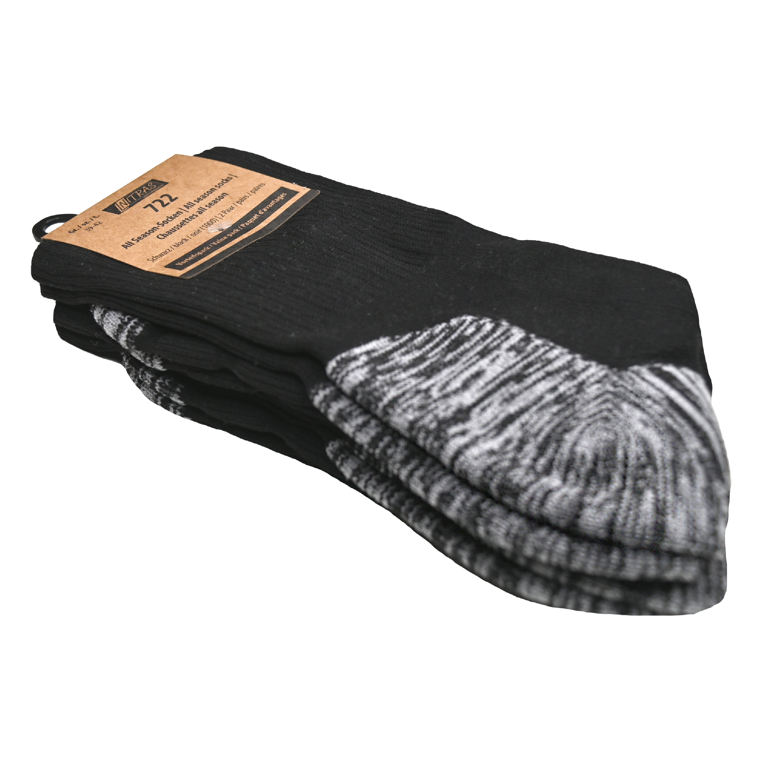 NITRAS All Season-Socken, Polyamid / Polyester / Elasthan, schwarz