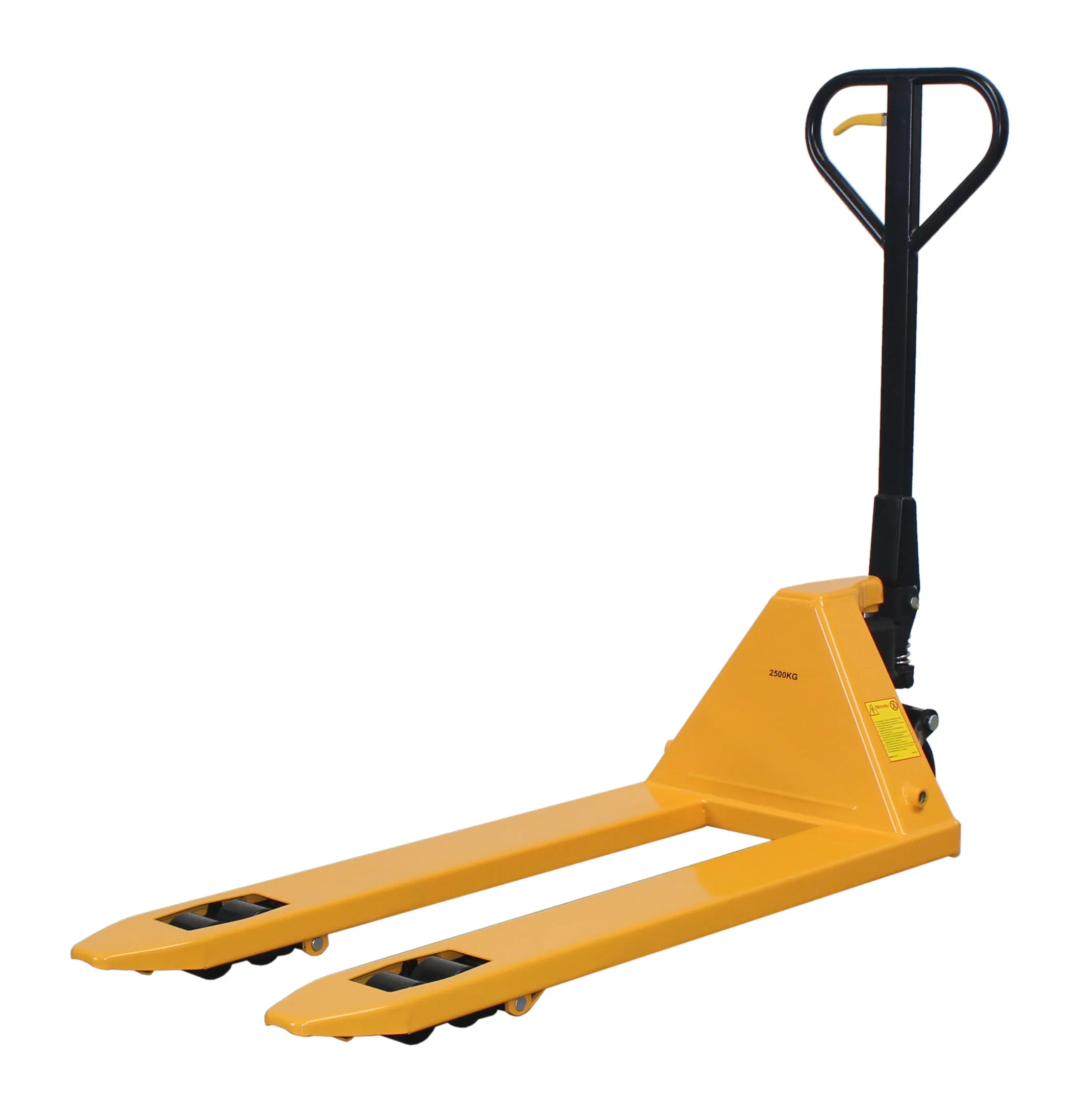 Der qteck GmbH Hubwagen TR-20OSE01802052A mit 1150mm Gabelzinkenl?nge und 2500Kg Traglast ist ideal f?r enge R?ume und bietet reibungslosen Lauf und hohe Sicherheit.