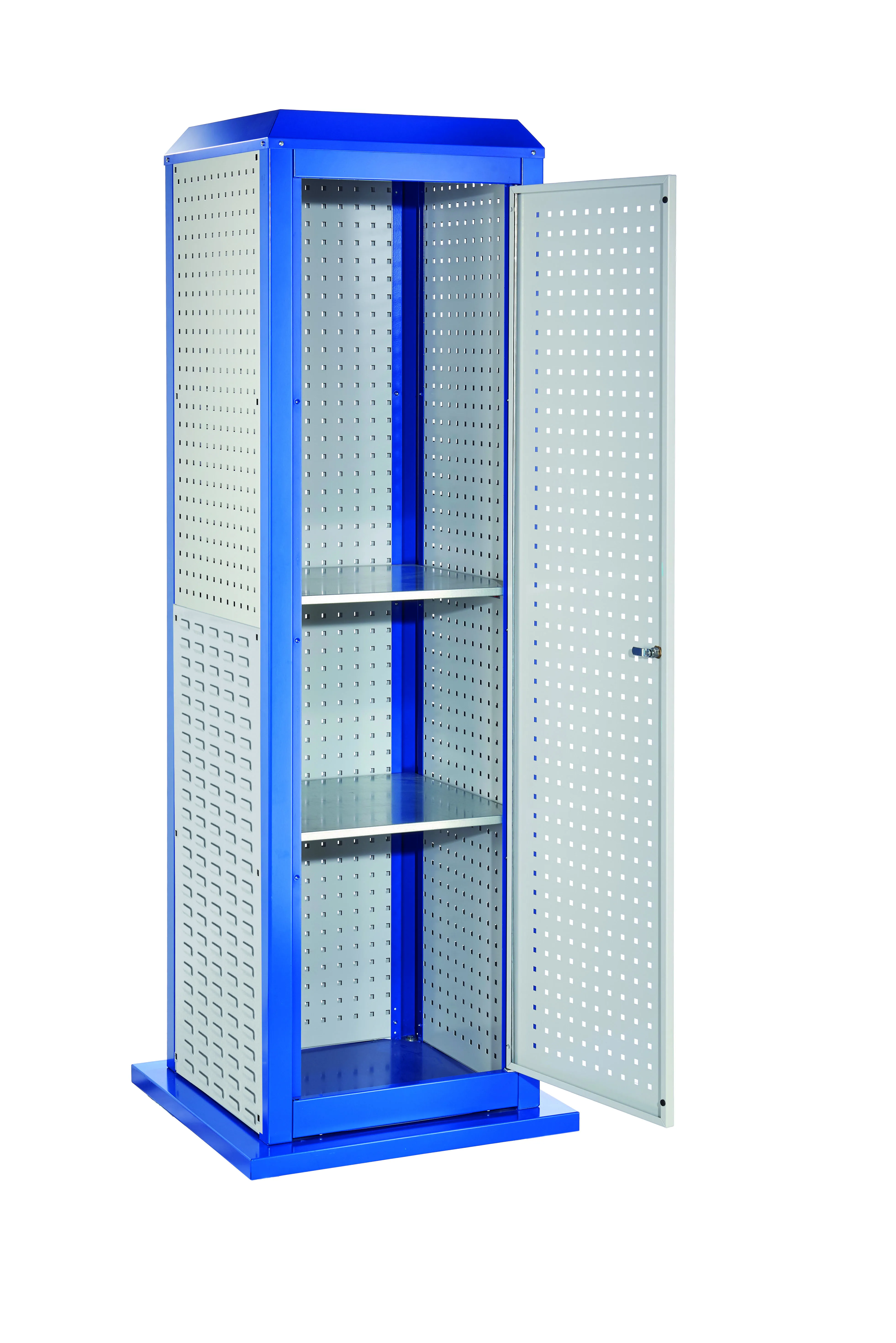 Der ?RasterPlan ToolTower Gro? Mod 36 von Kappes Systeme ist ein flexibles Lagersystem f?r Werkzeuge und Kleinteile, station?r oder mobil einsetzbar.