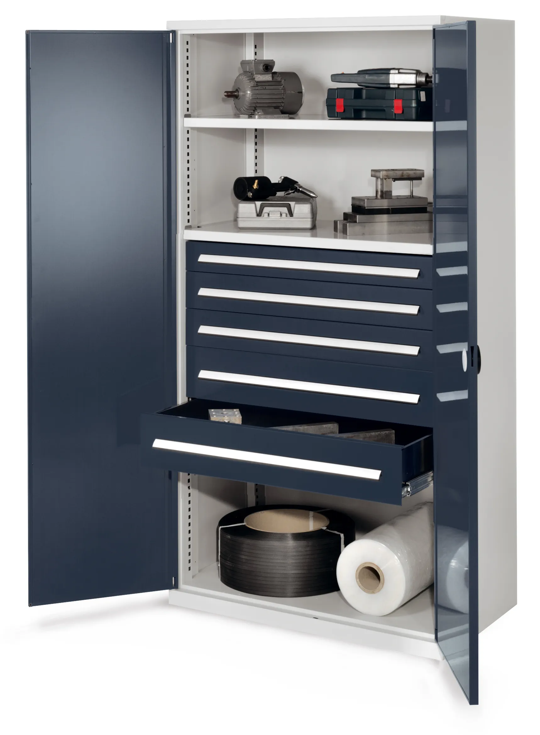 Der Schwerlastschrank Mod 44 von Kappes Systeme GmbH, robust und sicher, bietet mit 1,65 t Tragkraft und flexibler Innenausstattung ideale Lagerl?sungen.