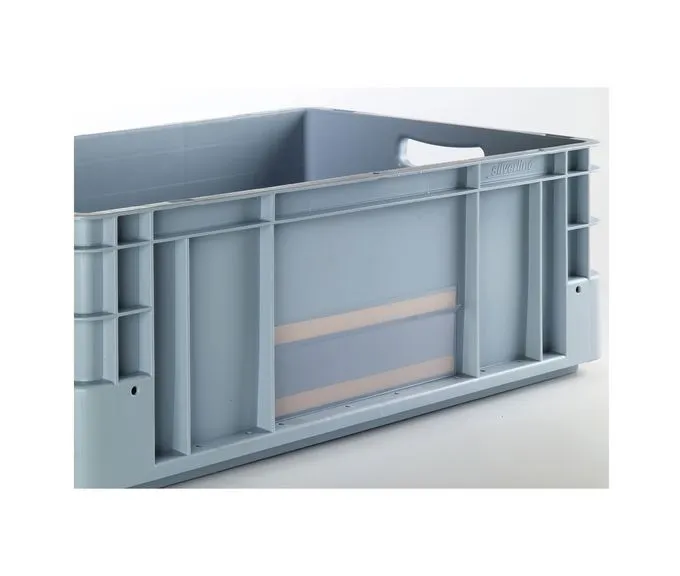 Der Bekuplast Etikettenhalter (210 x 50 mm) bietet eine robuste und klare Lösung zur Warenkennzeichnung, ideal für Einzelhandel und Lagerhaltung.