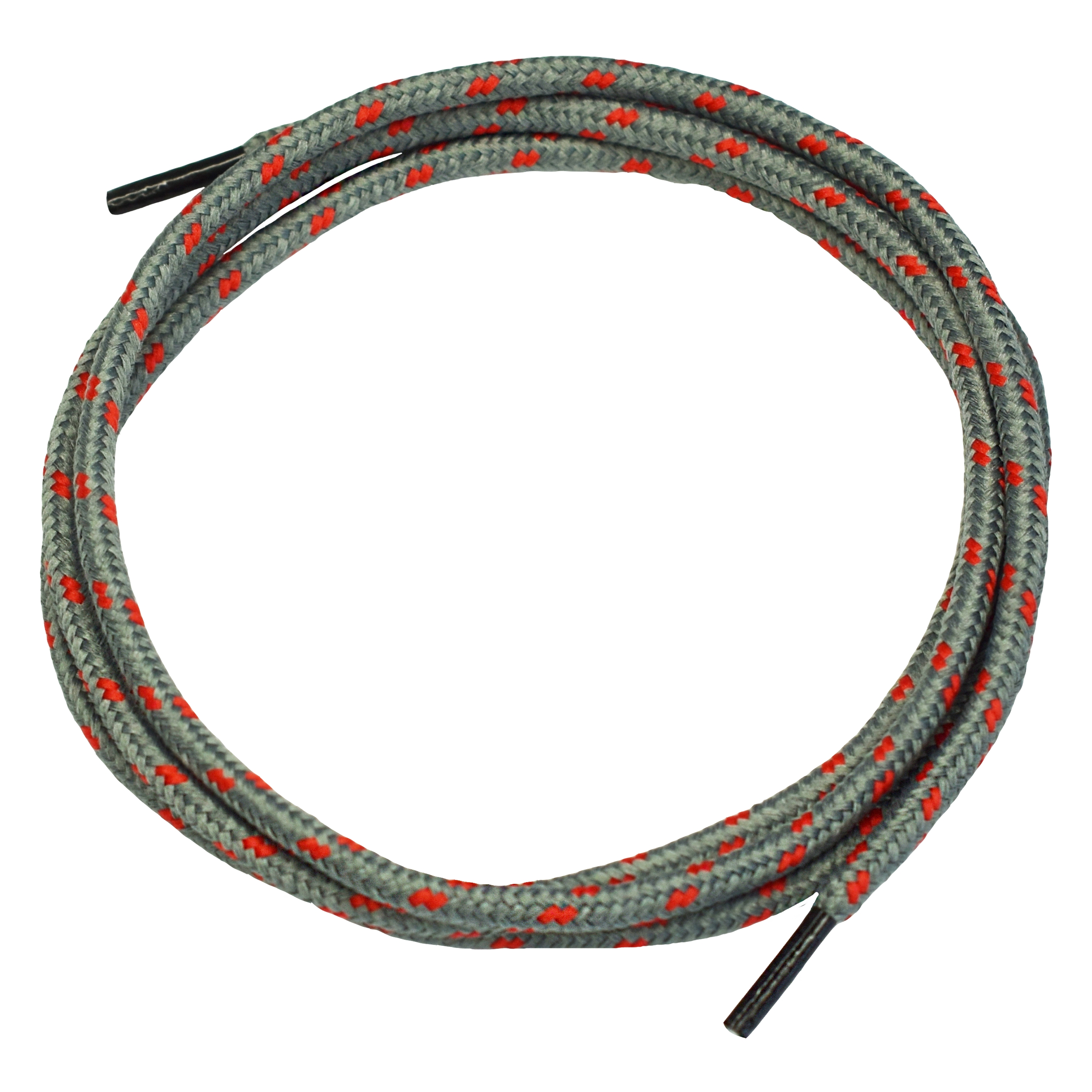 NITRAS shoelaces, grey / red NITRAS shoelaces, grey / red