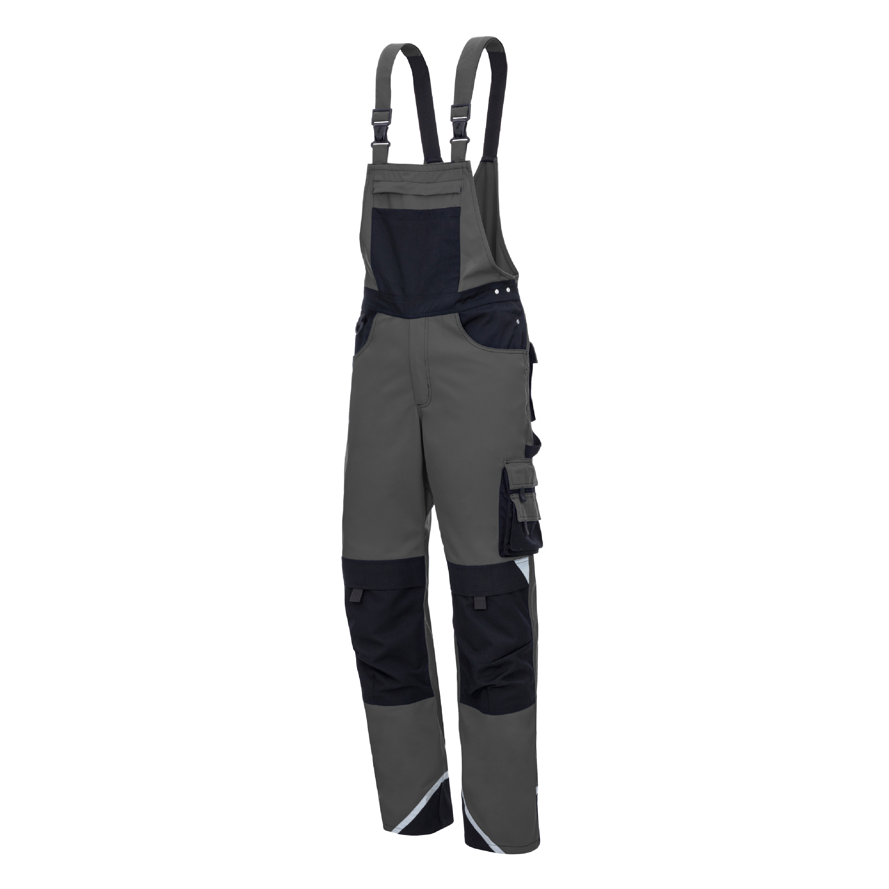 NITRAS MOTION TEX PLUS, dungarees, long, grey / black, OEKO-TEX NITRAS MOTION TEX PLUS, dungarees, long, grey / black, OEKO-TEX