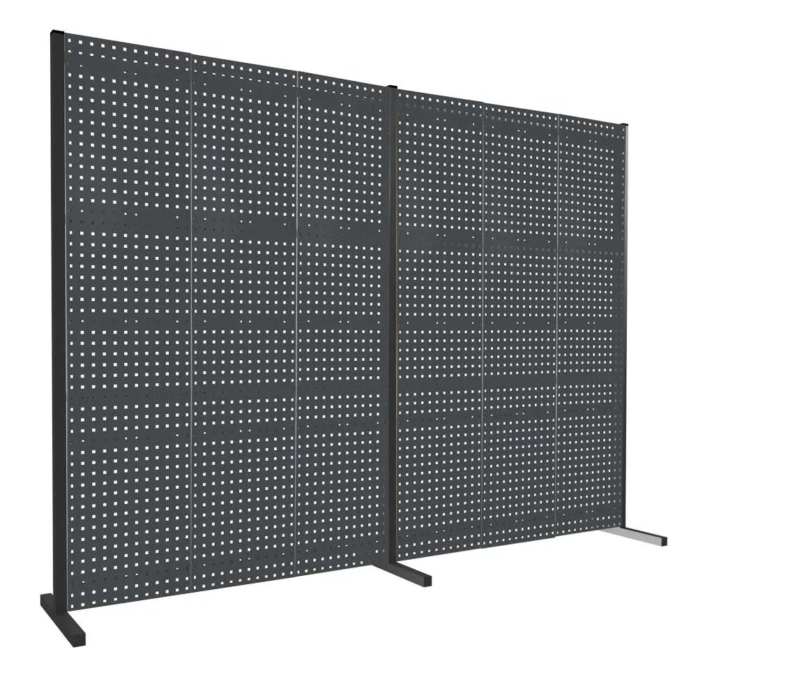 Die ?RasterPlan Trennwand Doppelfeld 180? von Kappes Systeme GmbH ist eine flexible, 2 m hohe Trennwand in RAL 7016, ideal f?r individuelle industrielle Anwendungen.