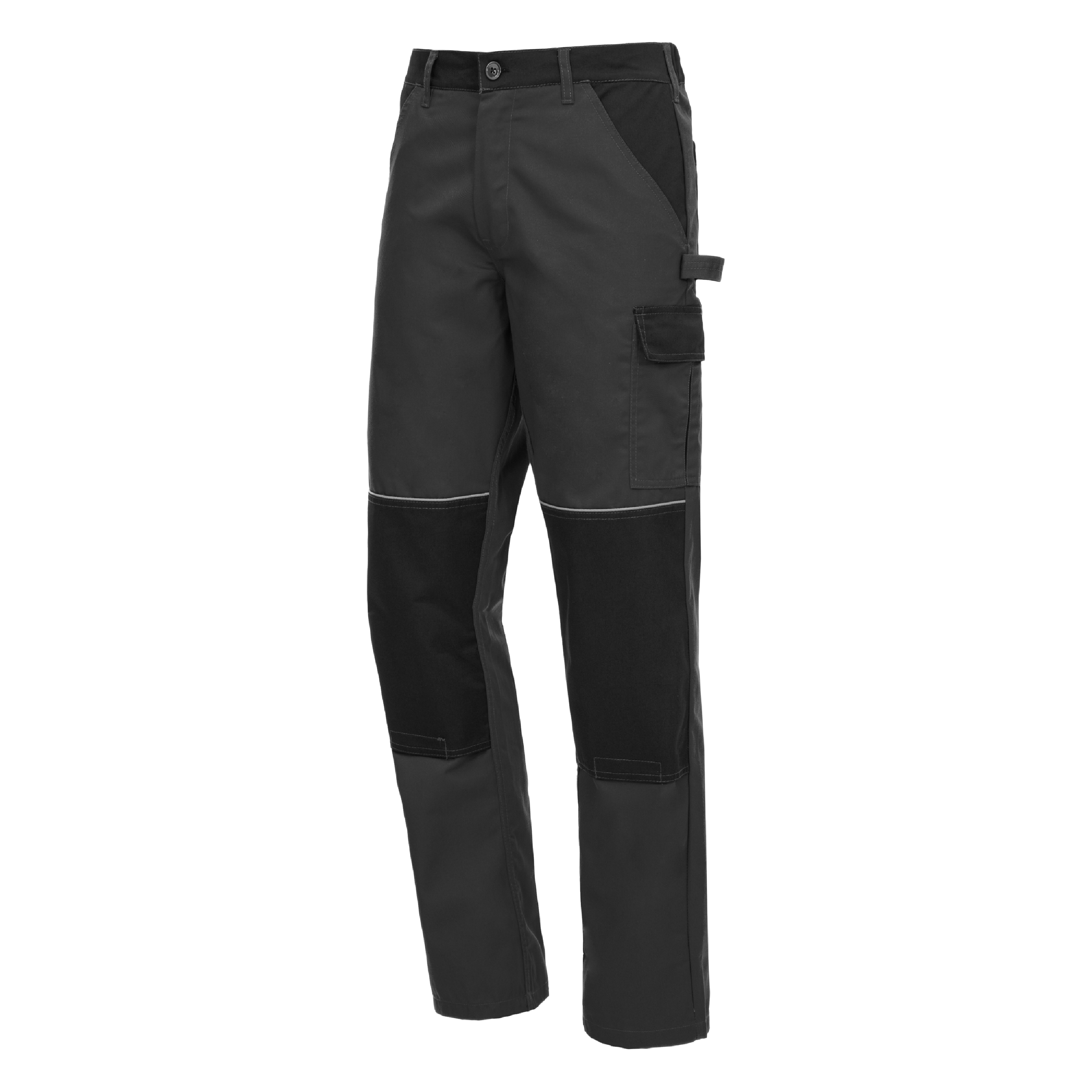 NITRAS MOTION TEX LIGHT, Arbeitshose, lang, grau / schwarz, OEKO-TEX