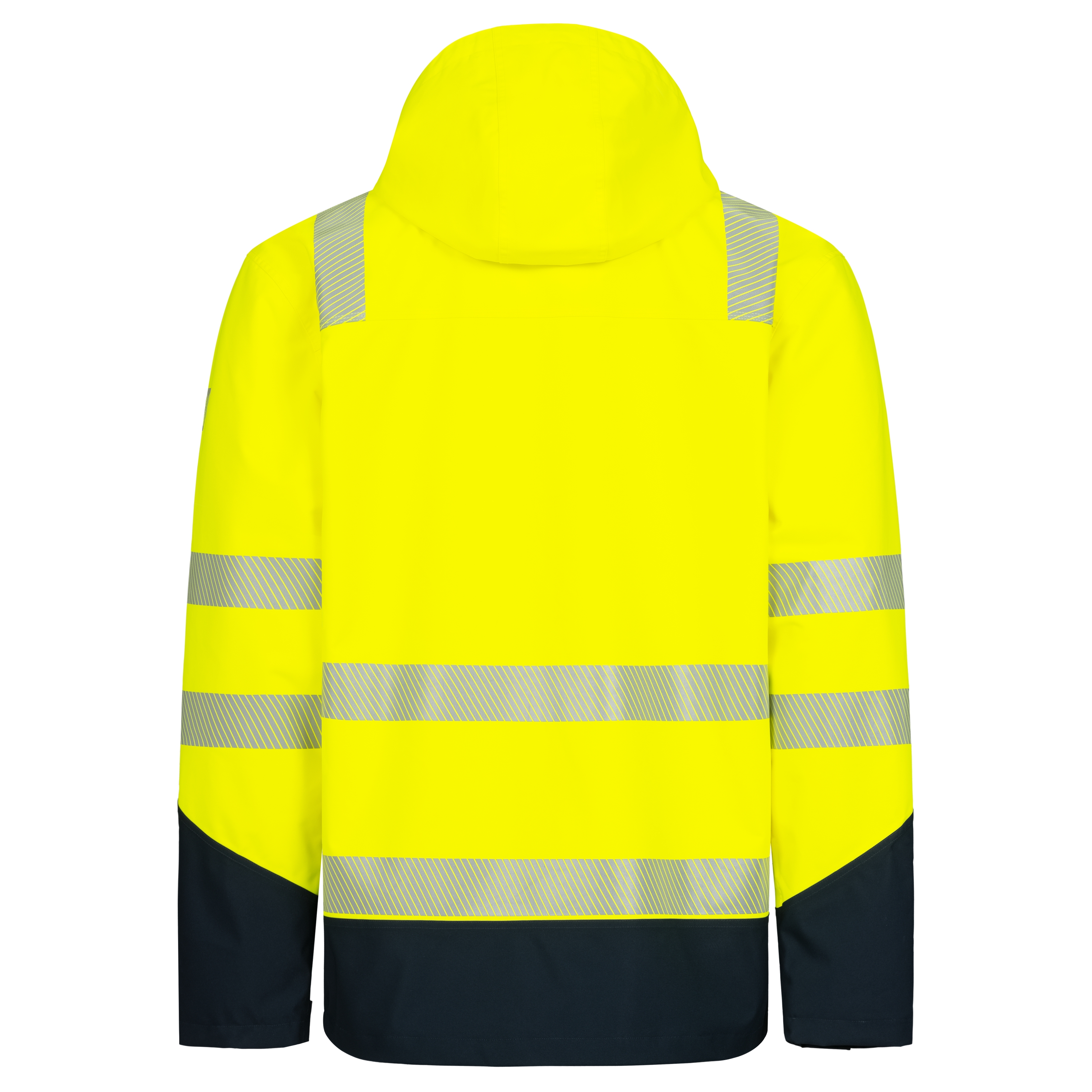 NITRAS MOTION TEX VIZ PLUS, Multifunktions-Warnschutzjacke, neongelb / marineblau (Farbcode: 4021), EN ISO 20471, EN 343
