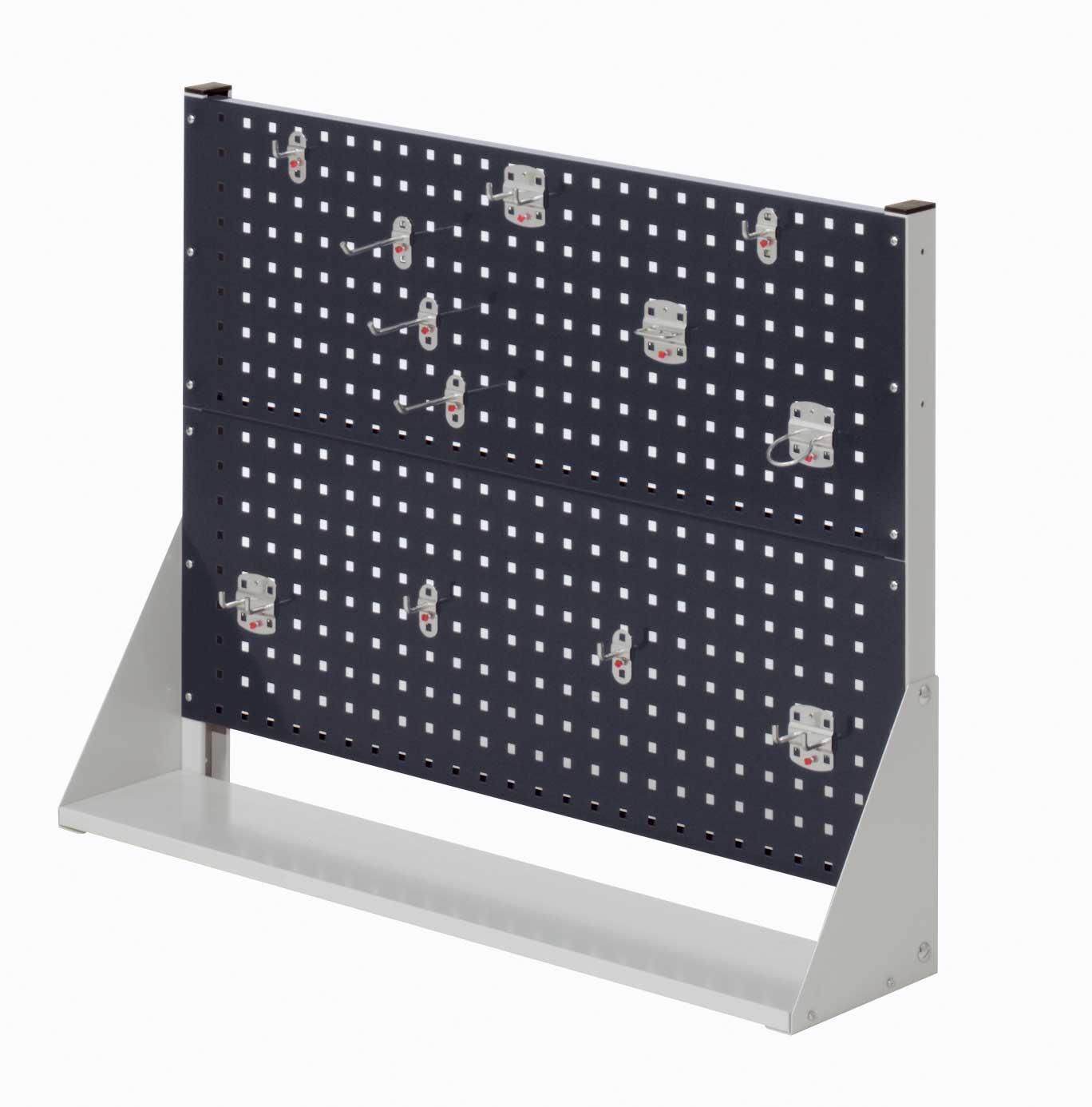 Die einseitige ®RasterPlan Stellwand Gr. 2 von Kappes Systeme GmbH bietet flexible Organisation für Werkzeuge, mit robuster Beschichtung und modularer Anpassung.