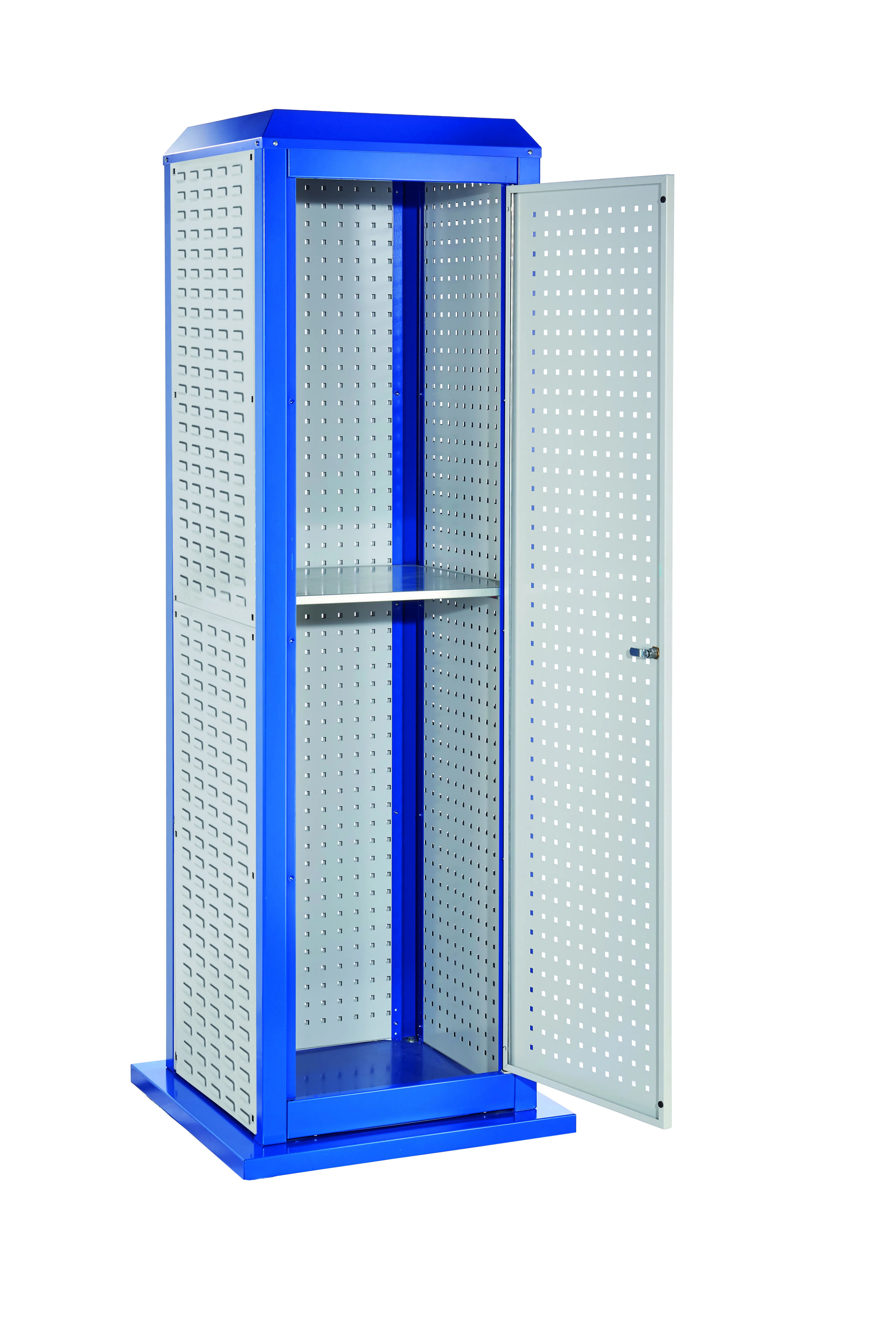 Der ?RasterPlan ToolTower Gro? Mod 33 von Kappes Systeme GmbH ist ein robuster, anpassbarer Werkzeuglager-Turm mit abschlie?barer T?r und vielseitigen Konfigurationsm?glichkeiten.