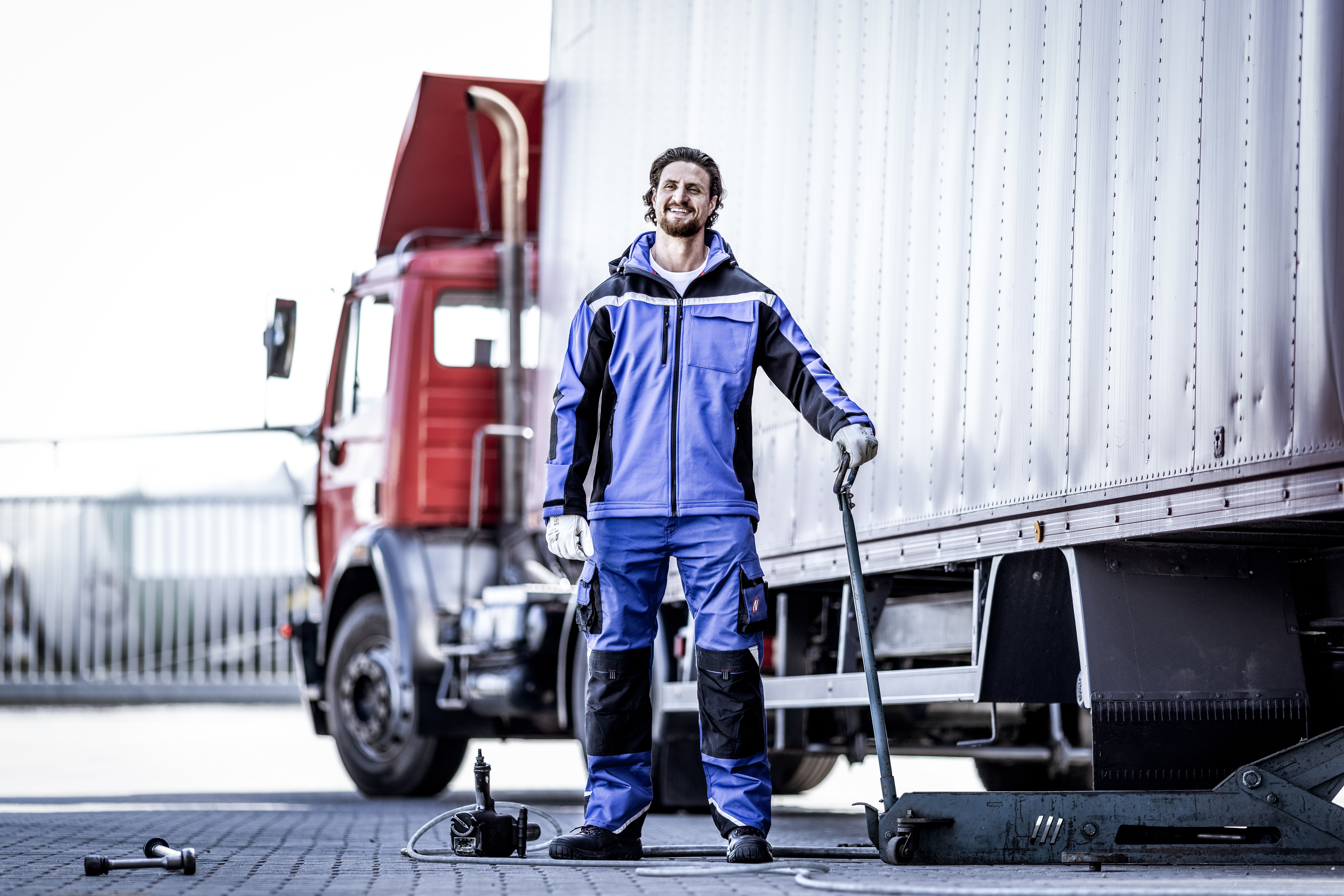 NITRAS MOTION TEX PLUS, Softshelljacke, königsblau / schwarz
