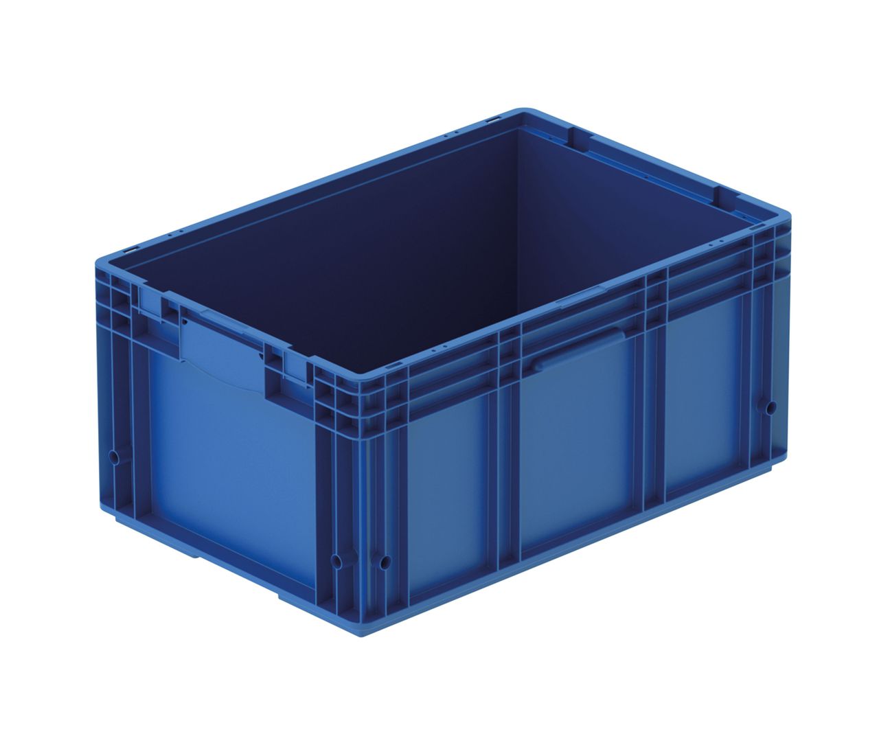 Behälter Automobilindustrie 600x400x280 mm, VDA-RL-KLT 6280, Farbe blau
