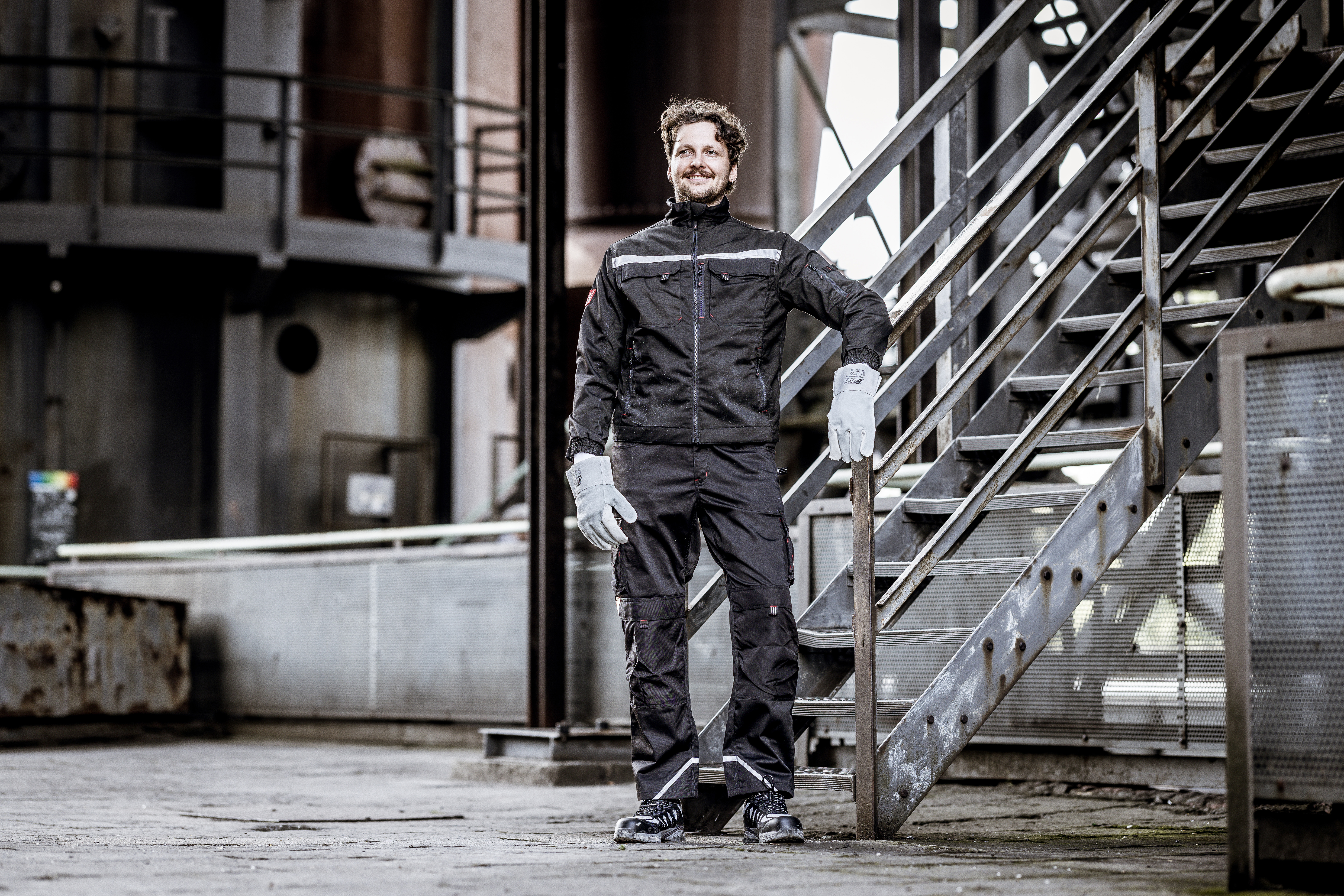 NITRAS MOTION TEX PRO FX, Arbeitsjacke, schwarz, OEKO-TEX