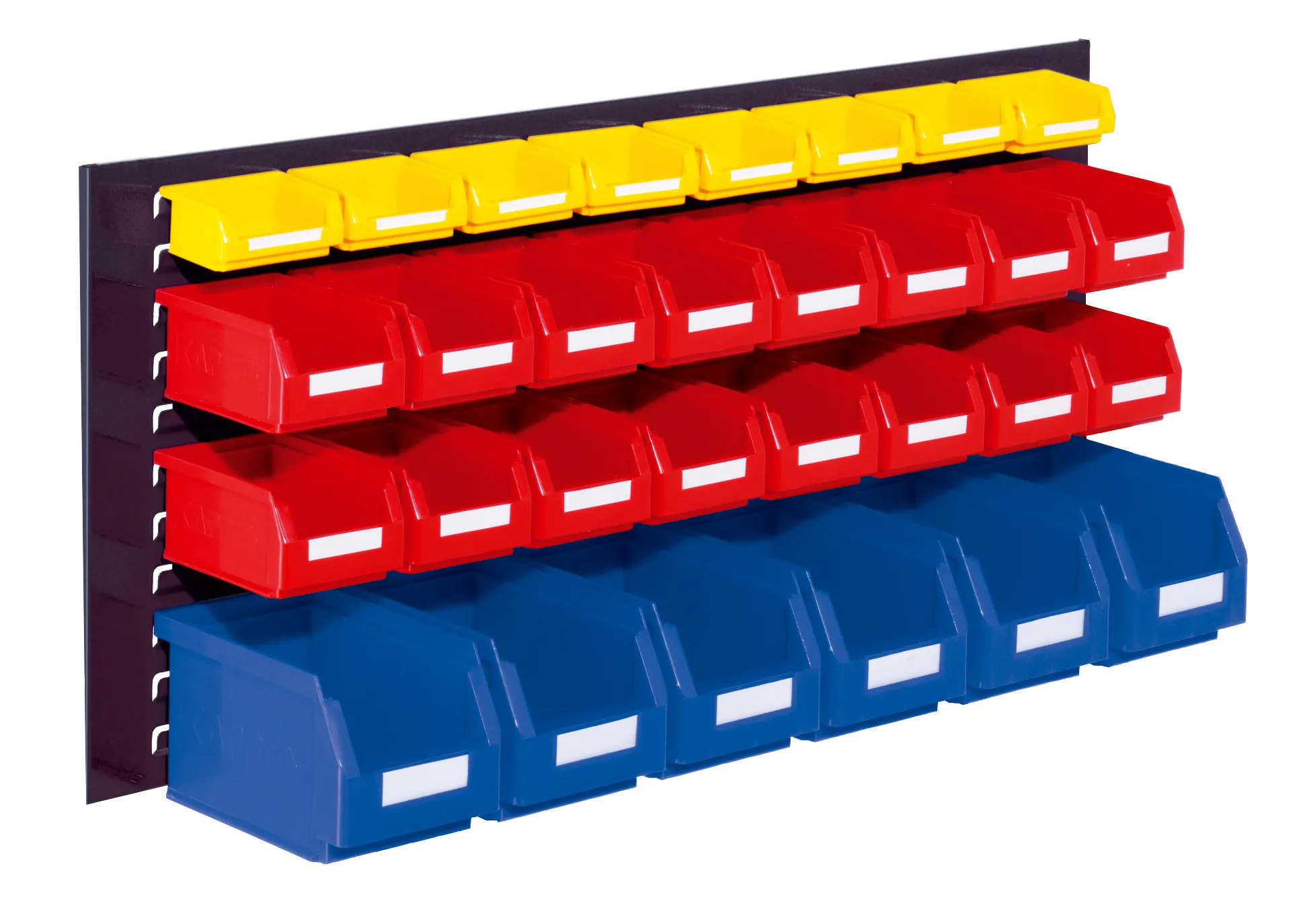 Das ?RasterPlan Schlitzplatten Einsteigerset 3 in Anthrazitgrau bietet flexible Lagerl?sungen mit robusten, langlebigen Komponenten f?r industrielle Anwendungen.