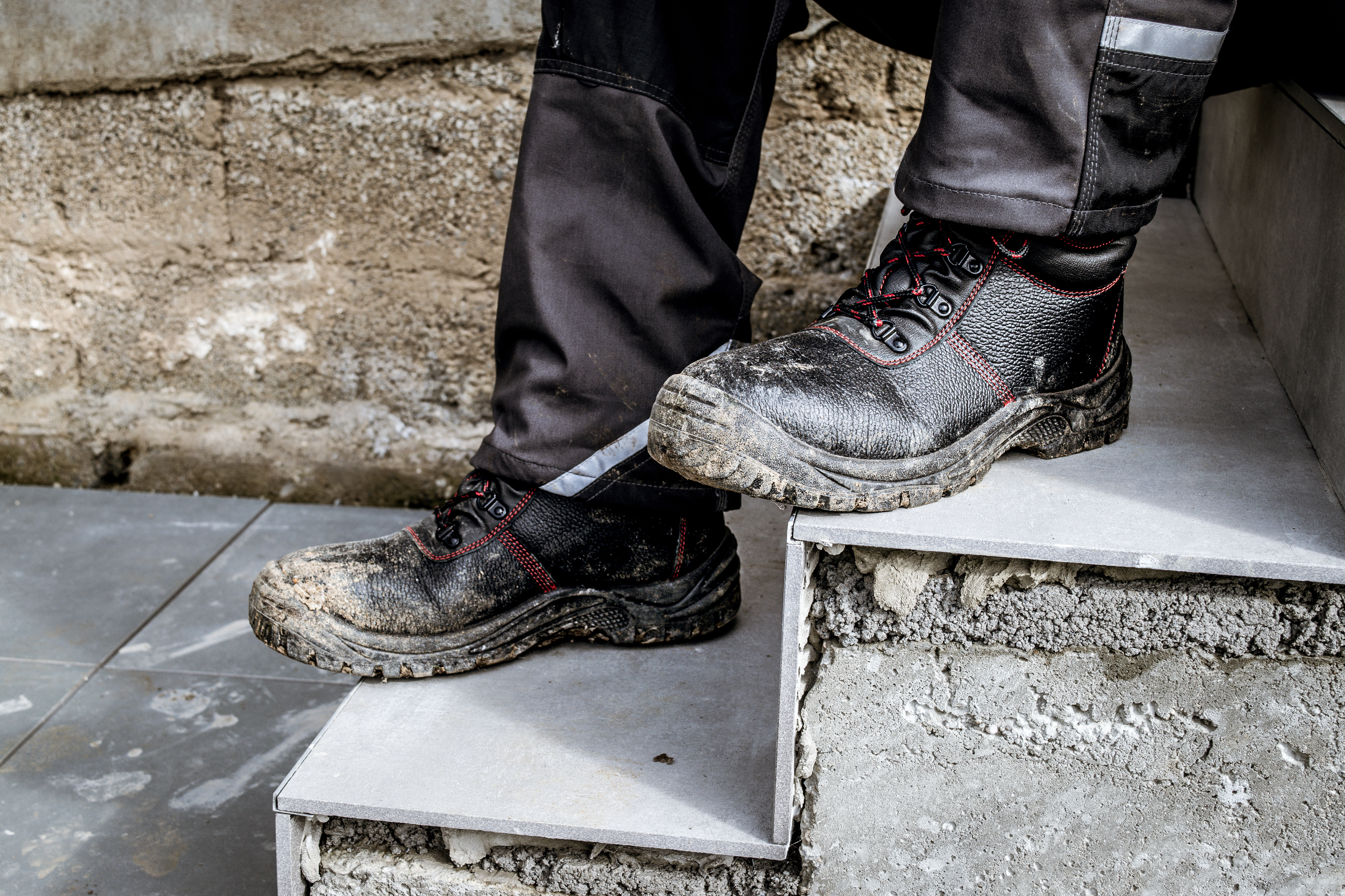 NITRAS BASIC STEP MID, S3 Sicherheitsstiefel, halbhoch, schwarz, EN ISO 20345