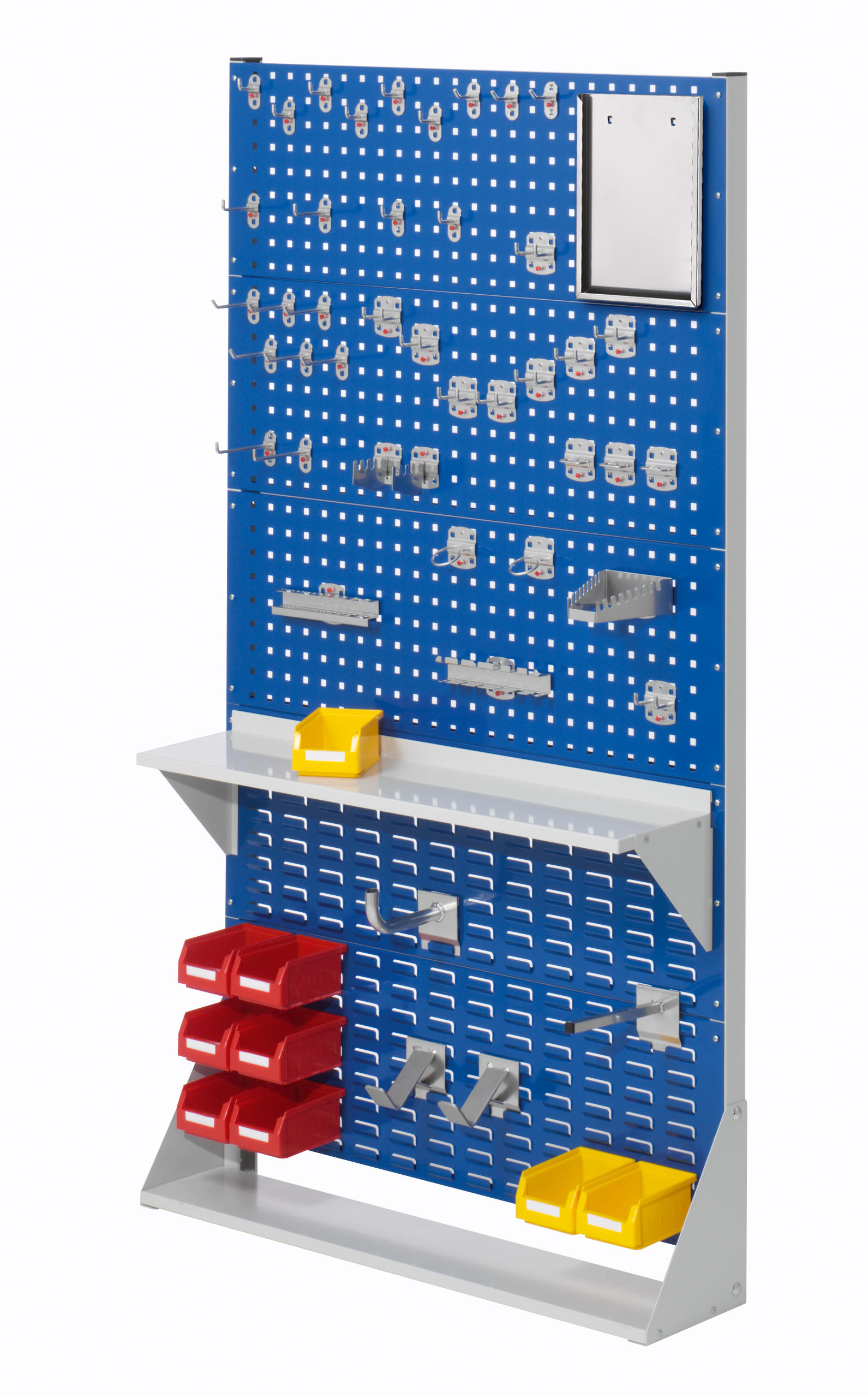Die einseitige RasterPlan Stellwand Gr.5 von Kappes Systeme GmbH bietet mit robustem Design und modularer Flexibilität eine ideale Lösung zur Werkzeugorganisation.