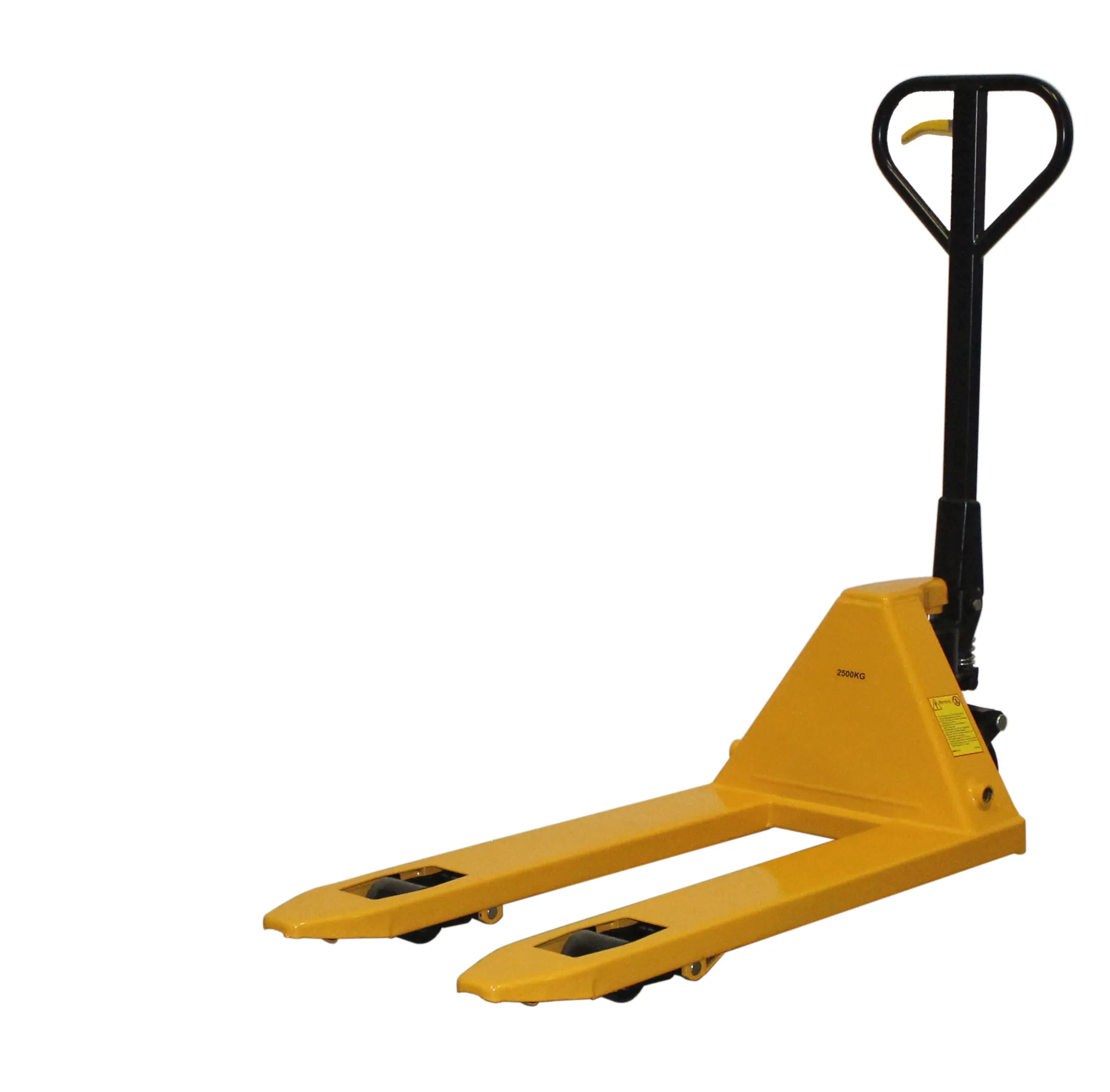 Der qteck GmbH Hubwagen in Sonderl?ngen, ideal f?r enge R?ume, bietet 2500 kg Traglast, 950 mm Gabelzinken und wartungsarme Hydraulik f?r effiziente Lastenbewegung.