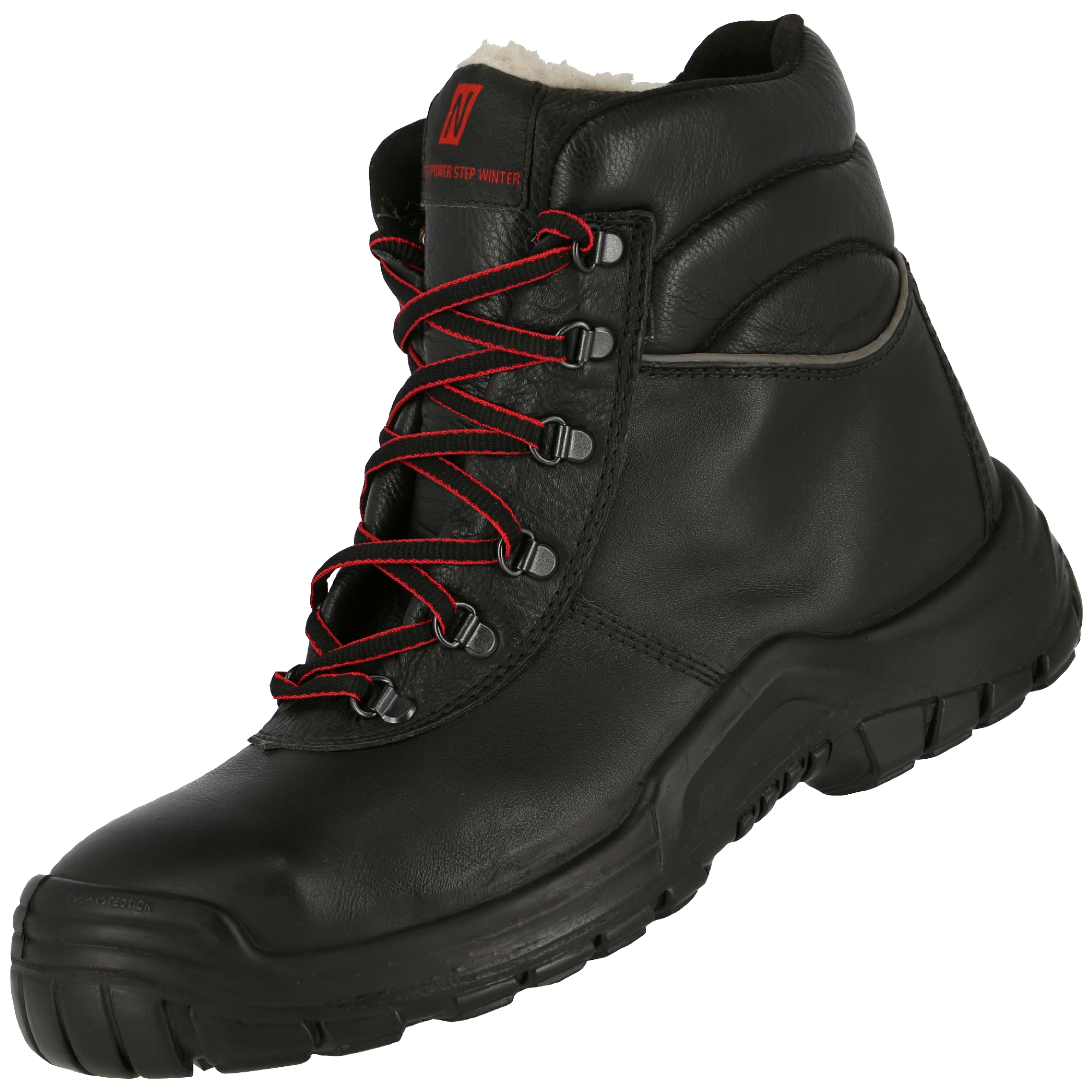 NITRAS POWER STEP MID+, S3 CI HI HRO SRC Sicherheitswinterstiefel, hoch, schwarz, EN ISO 20345, DGUV Regel 112-191