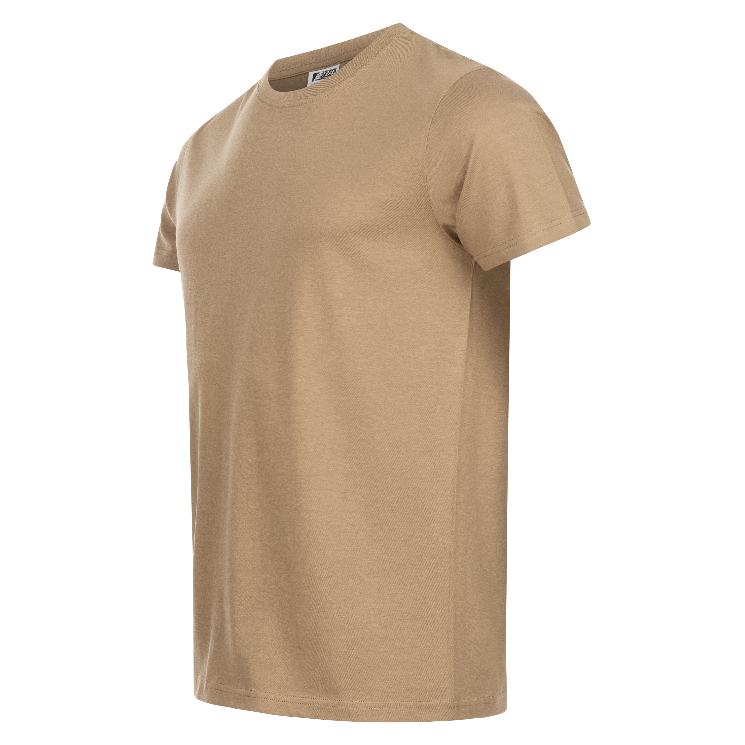 NITRAS MOTION TEX LIGHT, T-Shirt, vorgewaschen, Rundhals, ohne Seitennaht, kardierte Baumwolle, khaki (Farbcode: 5100), 145 g/qm, STANDARD 100 by OEKO-TEX®