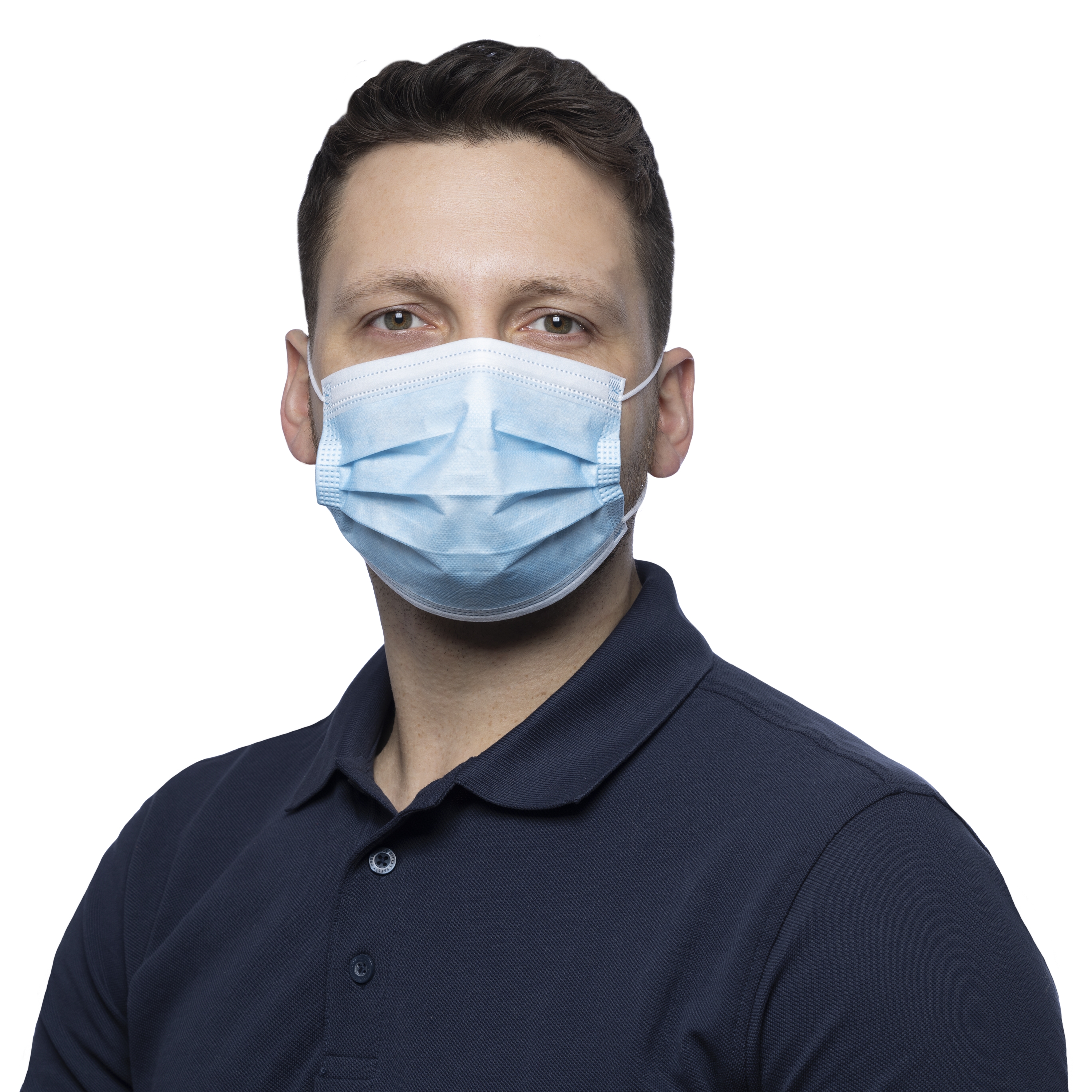 NITRAS PROTECT, Medizinische Gesichtsmaske, blau, Box Ã  50 Stück