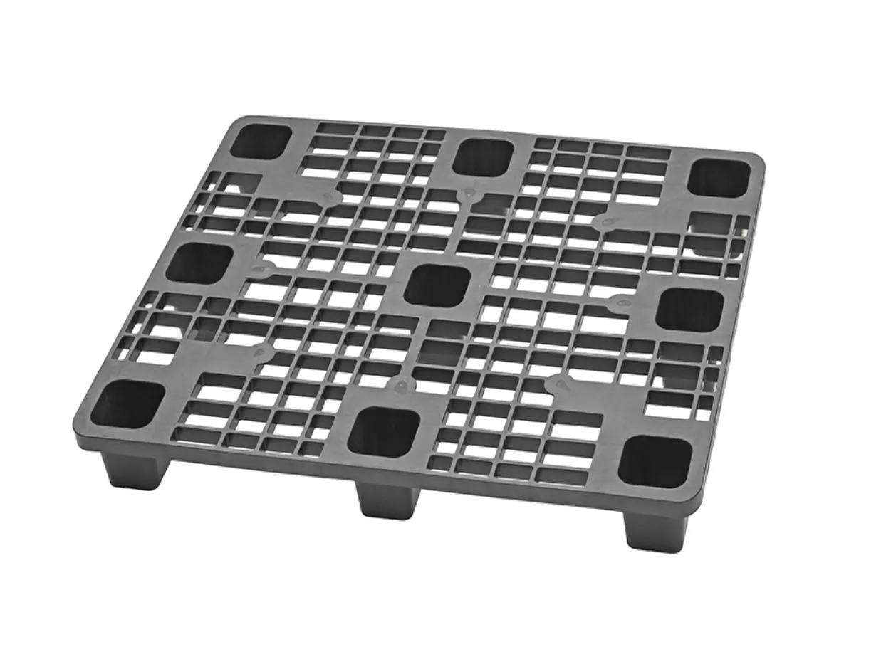 Leichte, nestbare Kunststoffpalette TIDUS LIGHT 1210 von Purus, 6,5 kg, ideal f?r Logistik und Export, belastbar bis 2.500 kg, aus recyceltem PE-PP.