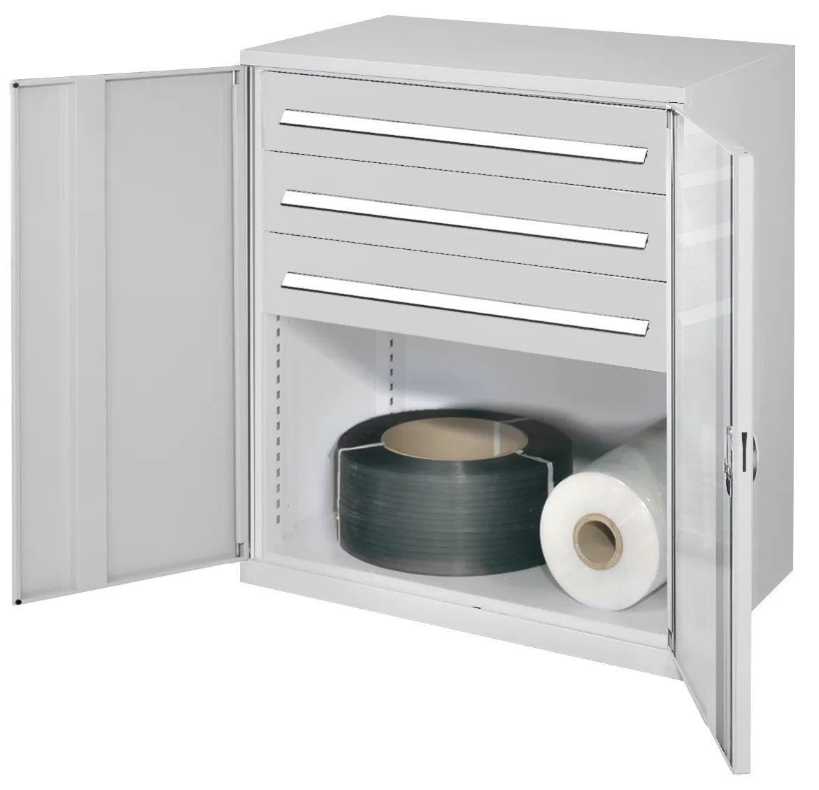 Der Schwerlast-Beistellschrank Modell 67 von Kappes Systeme GmbH bietet mit seiner robusten Stahlkonstruktion und 1,65 Tonnen Tragf?higkeit eine ideale L?sung f?r die Lagerung schwerer Teile.