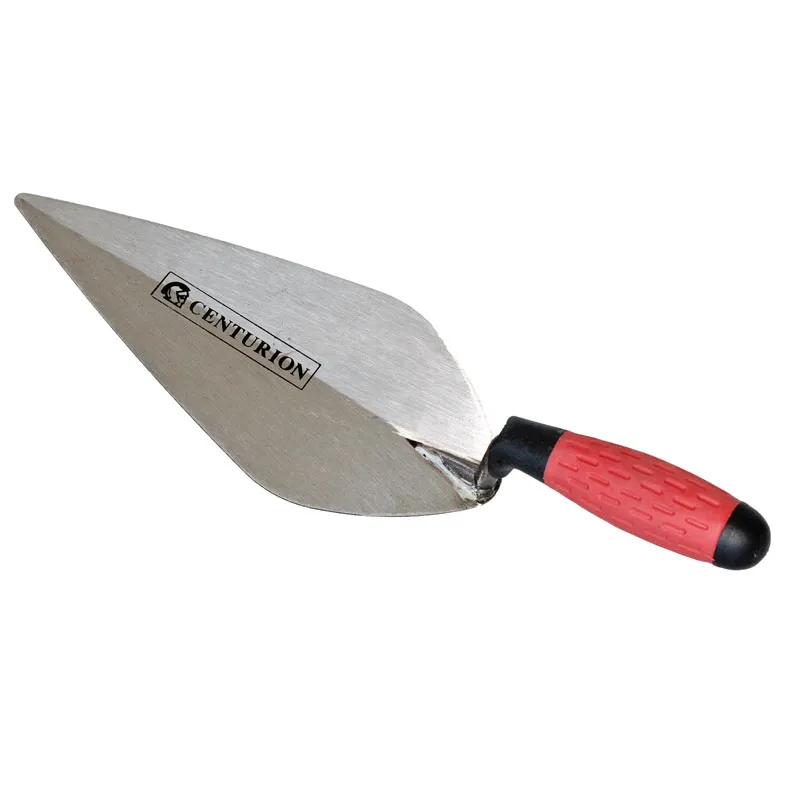 Produktbild der Stahlkelle Spitz 15cm von Mehlhose: Robuste, korrosionsbest?ndige Klinge mit ergonomischem Holzgriff f?r pr?zise und komfortable Handhabung.