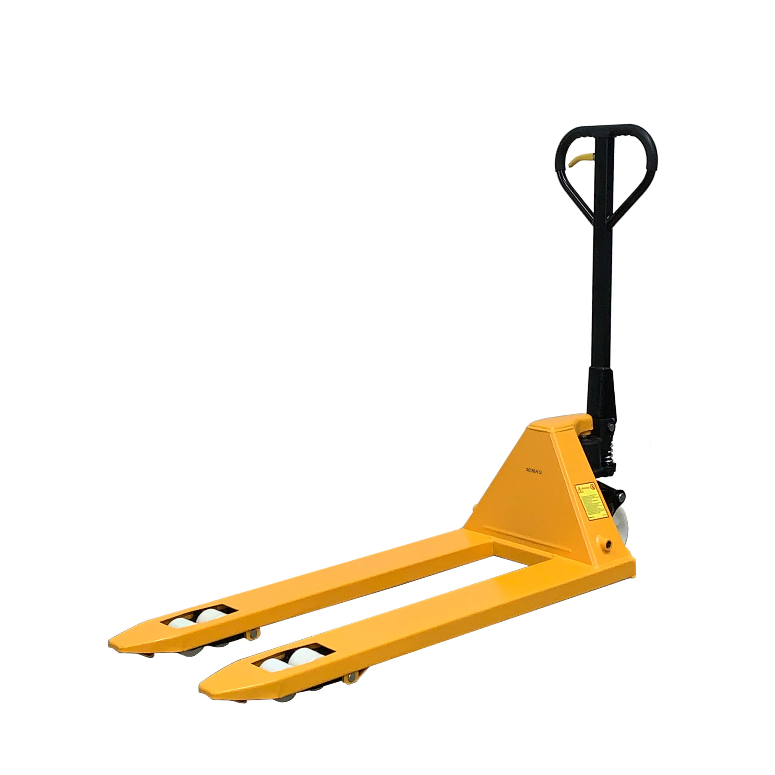 Der qteck Hubwagen mit 1150mm Gabell?nge bietet optimale Man?vrierf?higkeit und platzsparendes Rangieren, ideal f?r Euro-Paletten bis 3000Kg.