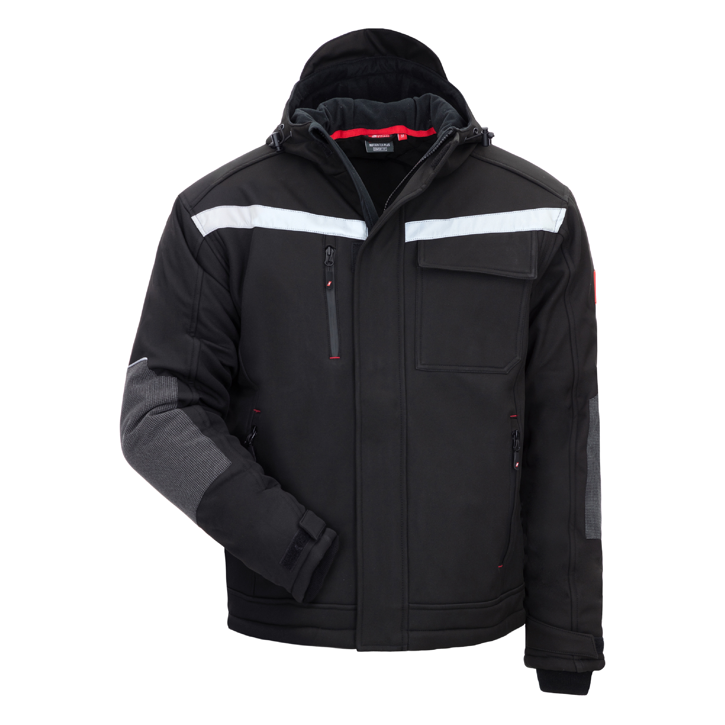 NITRAS MOTION TEX PLUS KIDS, winter softshell jacket, black NITRAS MOTION TEX PLUS KIDS, winter softshell jacket, black