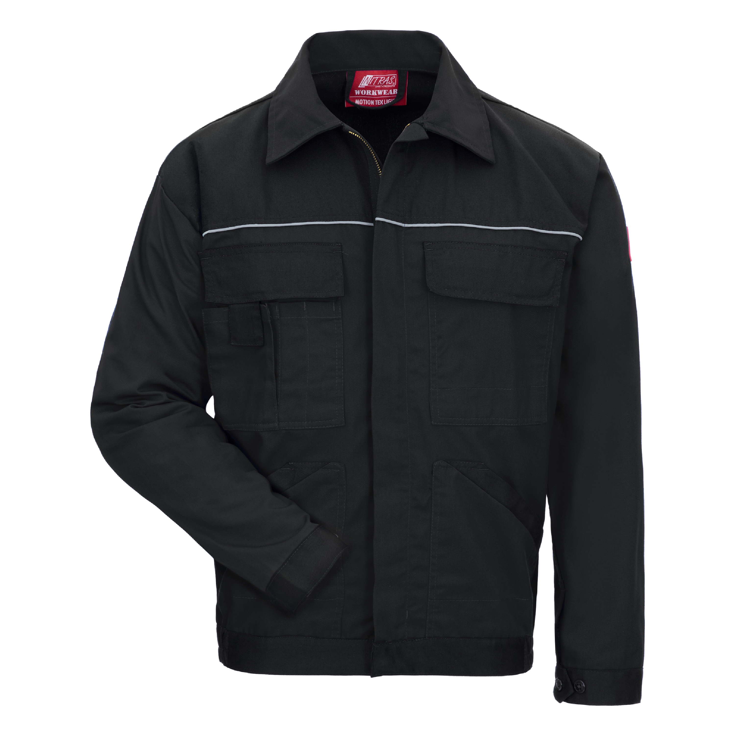 NITRAS MOTION TEX LIGHT, Arbeitsjacke, schwarz, OEKO-TEX NITRAS MOTION TEX LIGHT, Arbeitsjacke, schwarz, OEKO-TEX