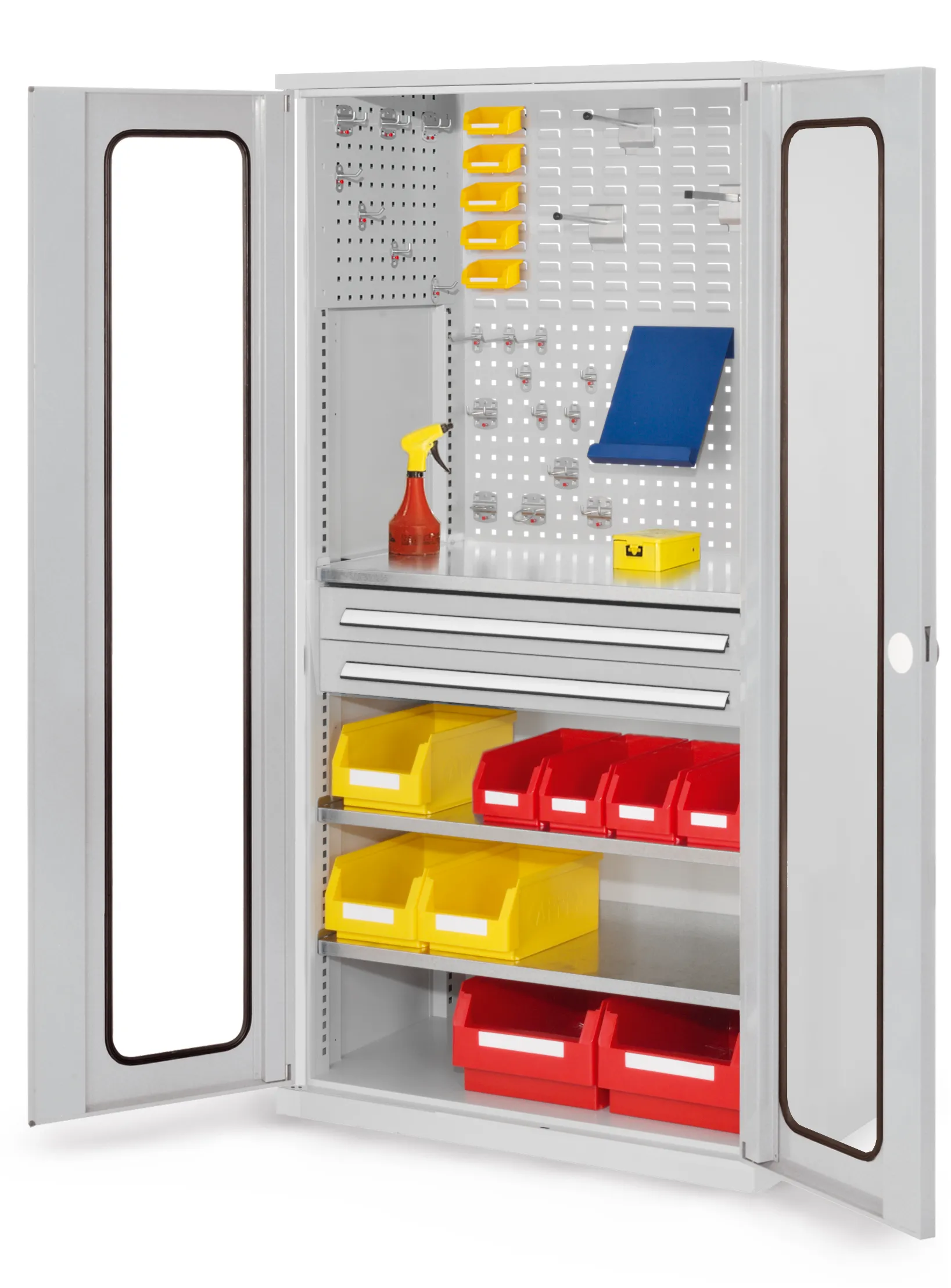 Der RasterPlan Schubladenschrank Modell 31 von Kappes Systeme bietet mit robustem Stahl, verstellbaren B?den und Sicherheits-Schloss optimale Lagerungsl?sungen.