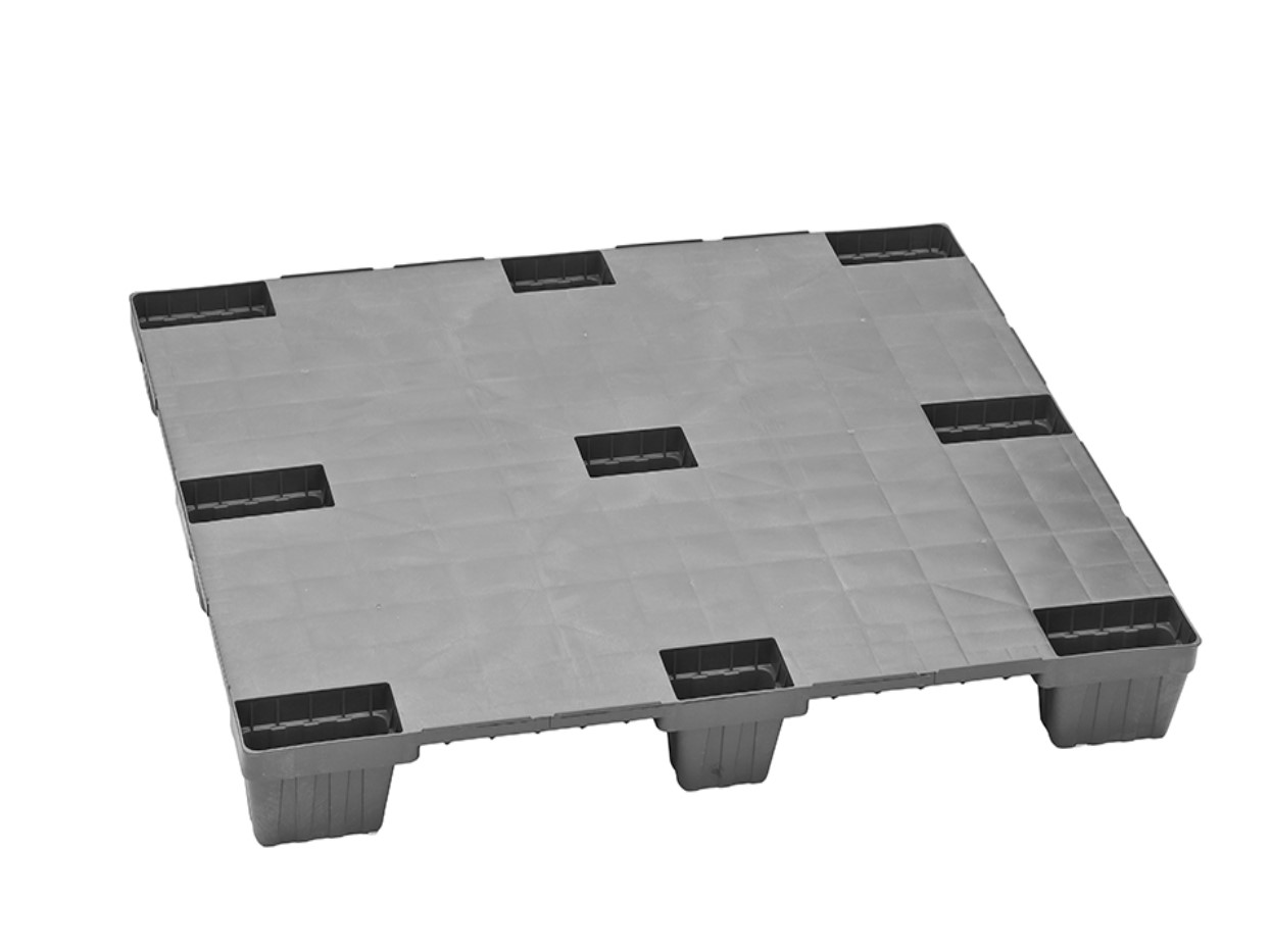 Kunststoffpalette leicht, 1200x800x140 mm TIDUS LIGHT 1208 CD – Ansicht 2
