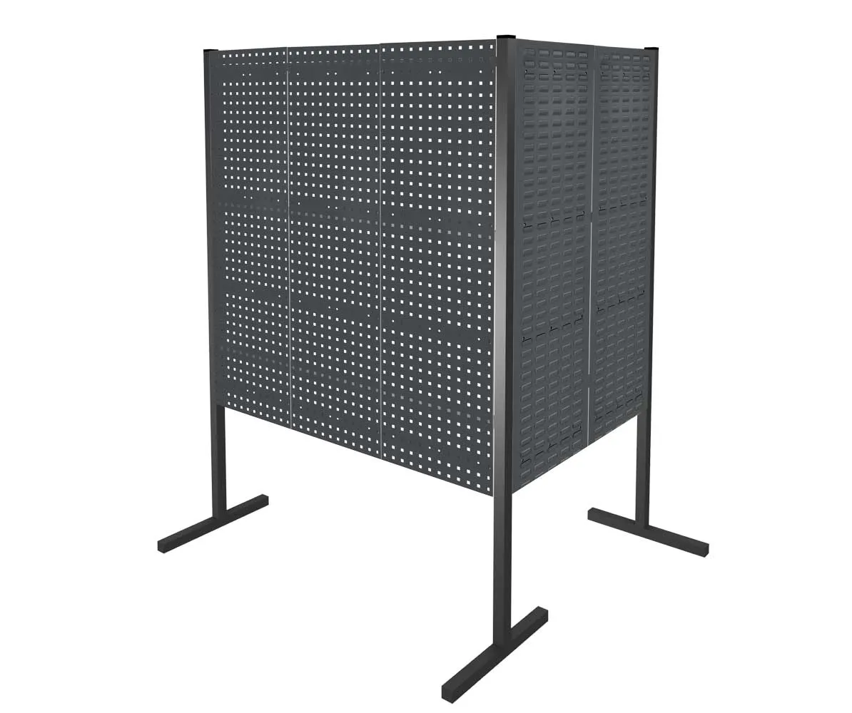 Das ?RasterPlan Trennwandsystem von Kappes Systeme GmbH bietet flexible Raumgestaltung mit robusten, anpassbaren Doppelfeldern in RAL 7016 f?r industrielle Umgebungen.