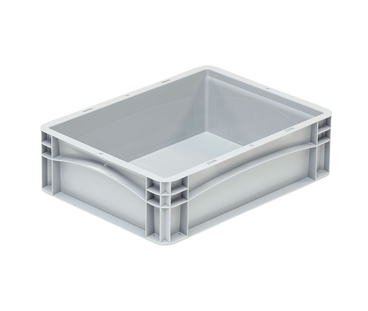 Der Bekuplast Lagerbehälter 400x300x120 mm ist kompakt, robust und ideal für sichere Lagerung und Transport. Hergestellt aus langlebigem PP-C.
