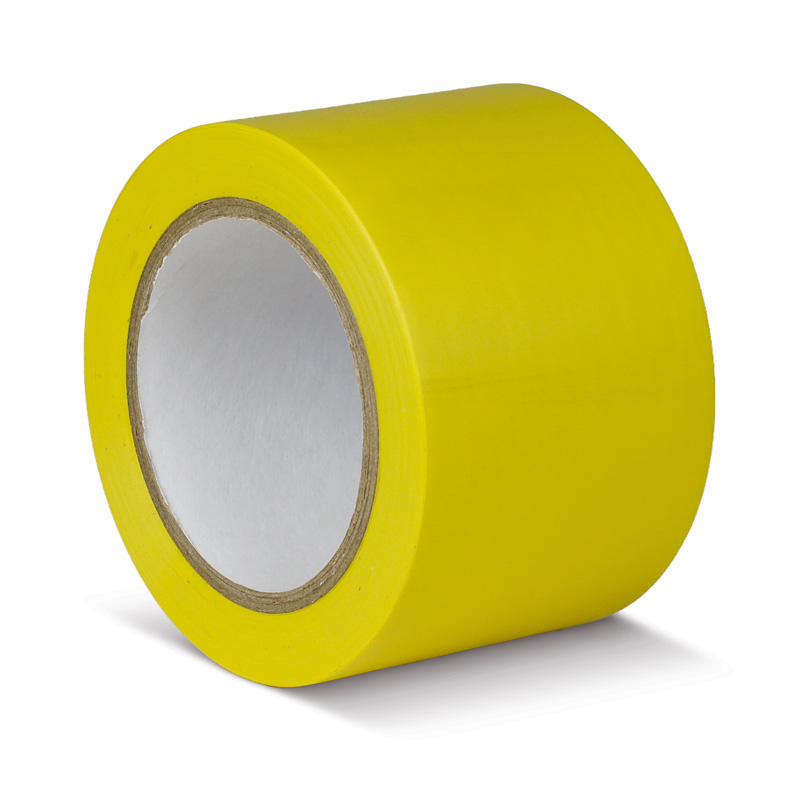 Bodenmarkierungsklebeband Standard gelb 75mm x 33m