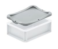 Klickdeckel basicline 200 x 150 mm - Klickdeckel basicline  Farbe: grau 401