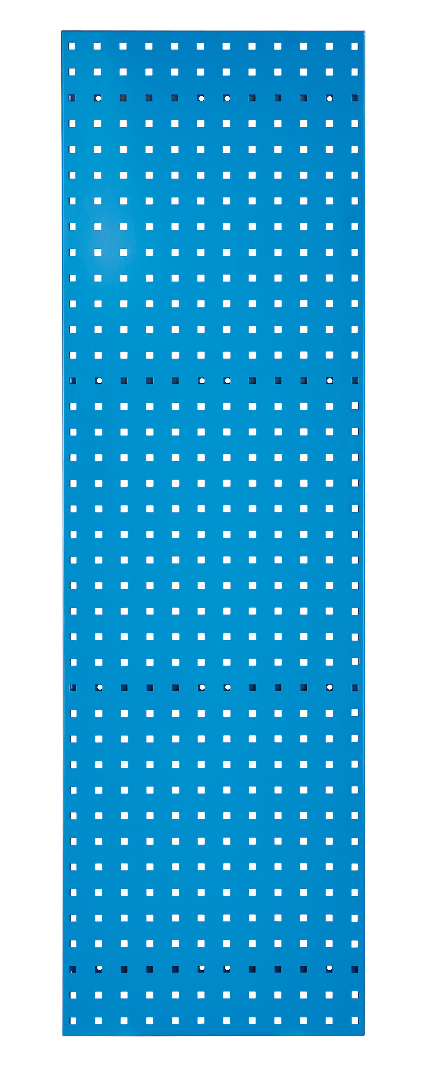 Produktbild der ®RasterPlan Lochplatte in Himmelblau, 1500x450 mm. Robuste Stahlkonstruktion mit flexibler Anwendung für effiziente Werkzeugorganisation.