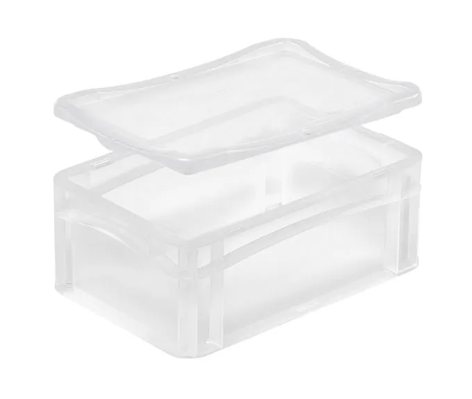 Transparenter Klickdeckel basicline von Bekuplast, 300 x 200 mm, leicht und robust, ideal für vielseitige Aufbewahrung mit sicherem Verschluss und klarer Sicht.