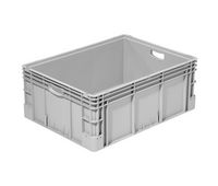 Behälter geschlossen 800 x 600 x 320 mm Farbe: grau, blau