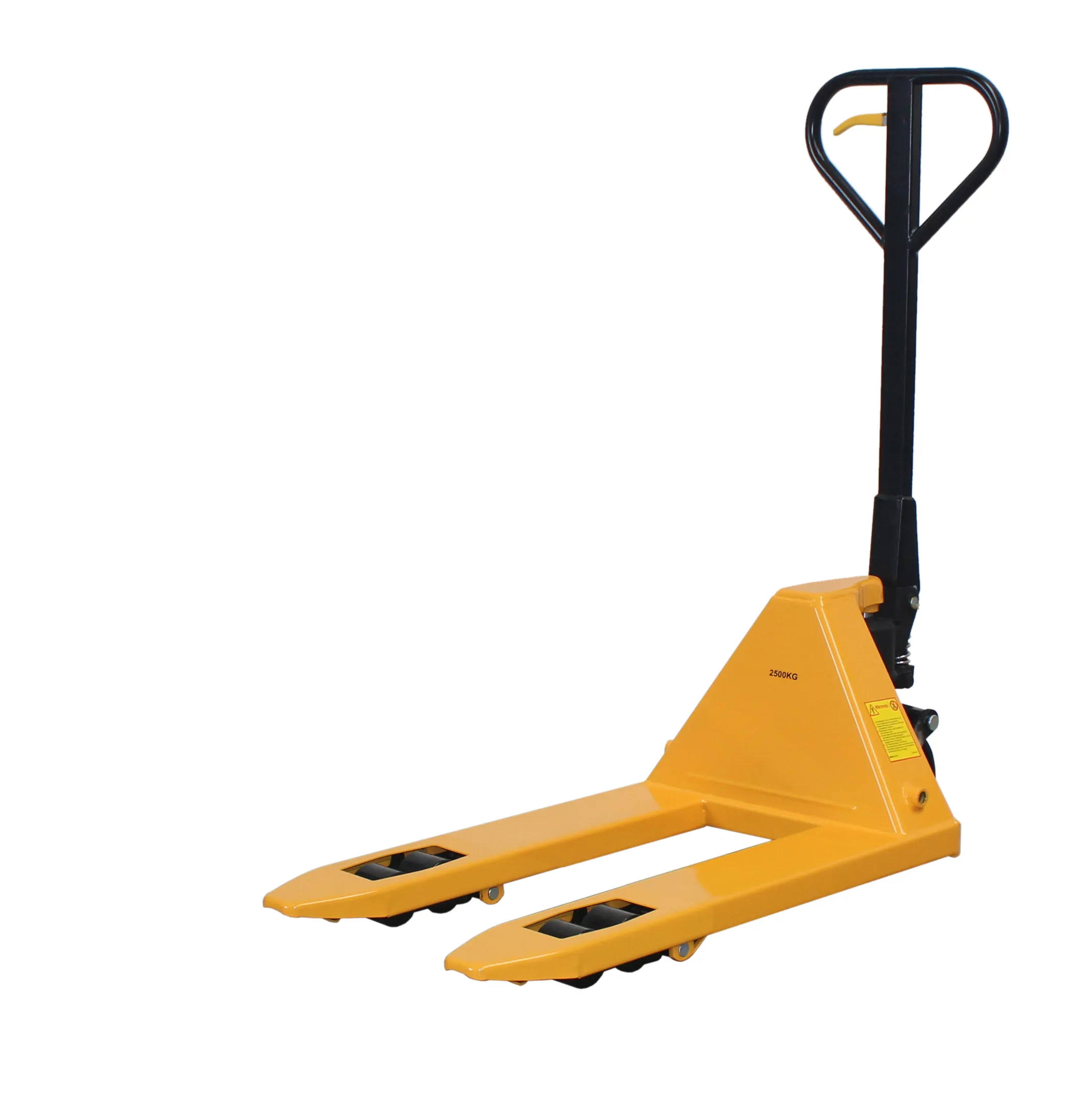 Der qteck TR-20OSE01802056 Hubwagen in Sonderl?ngen bietet pr?zise Man?vrierbarkeit und hohe Tragkraft bis 2500Kg, ideal f?r enge Lagerbereiche.