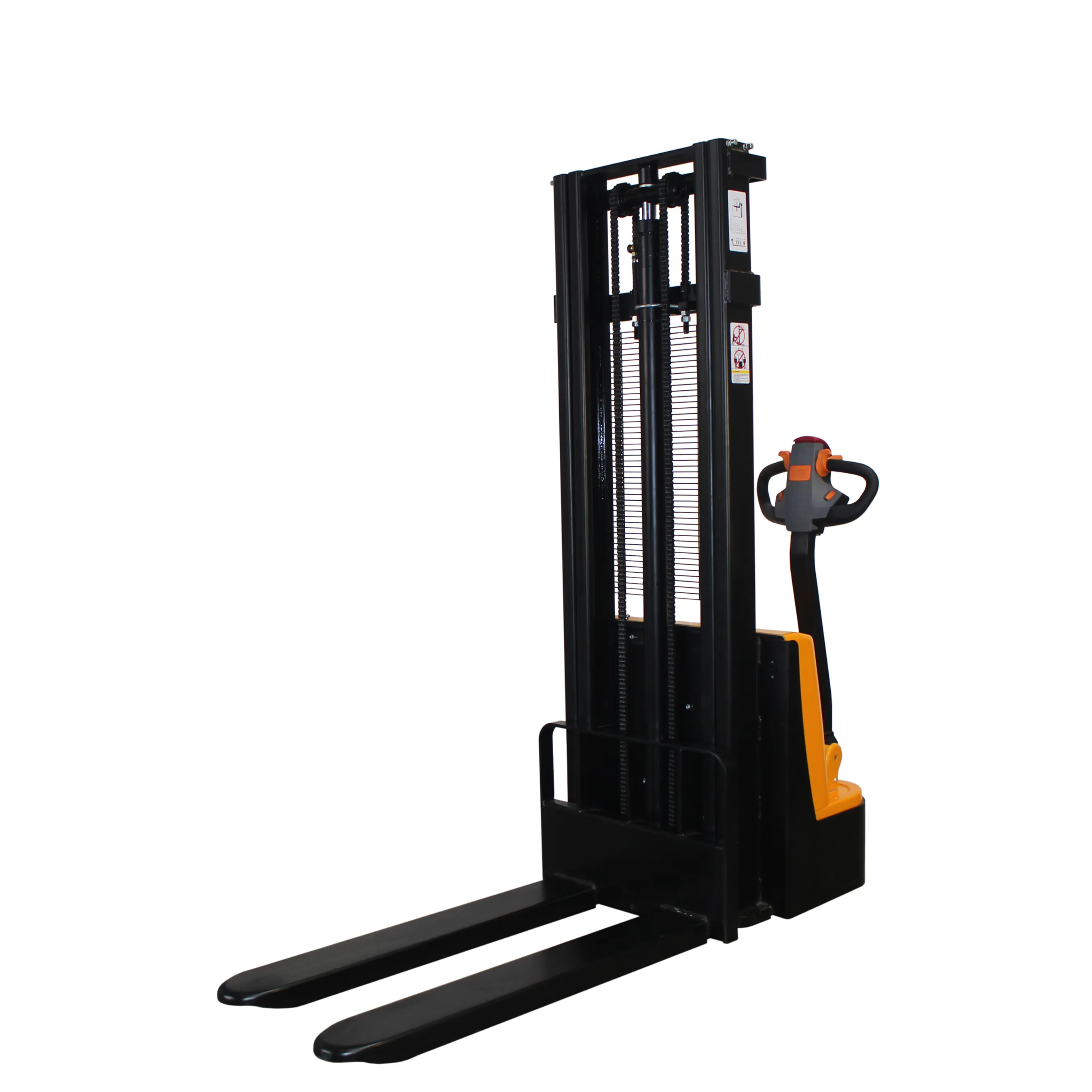 Der elektrische Hochhubwagen HME 1000/3000 von qteck GmbH hebt bis zu 1000 kg, ideal f?r enge Lager. Elektrisches Heben, kein F?hrerschein n?tig, einfach zu bedienen.