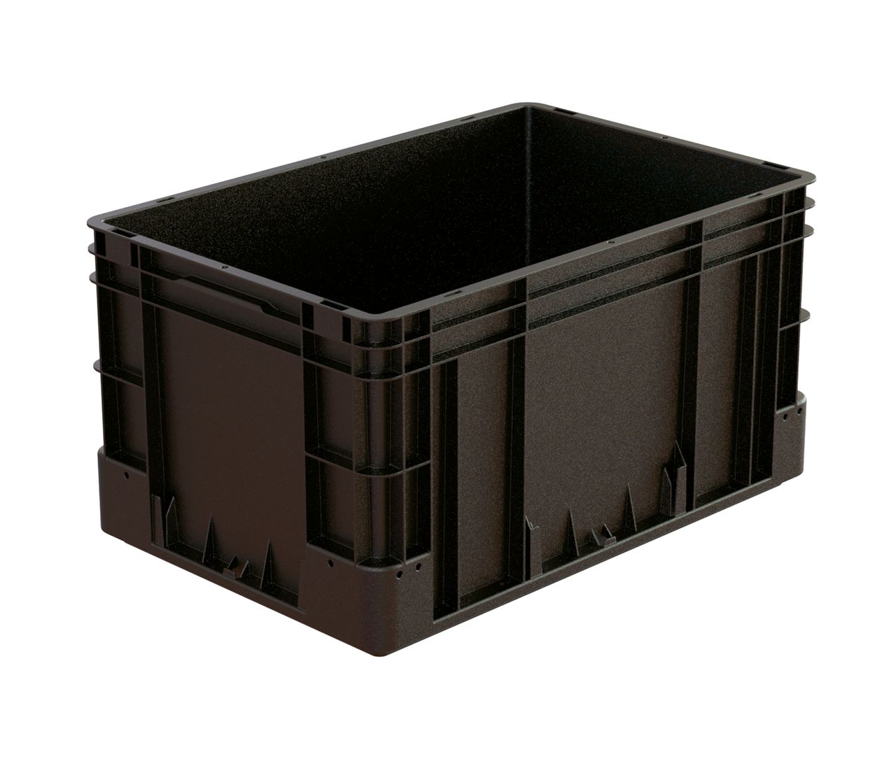 ESD-Behälter silverline 600 x 400 x 320 mm Farbe: schwarz