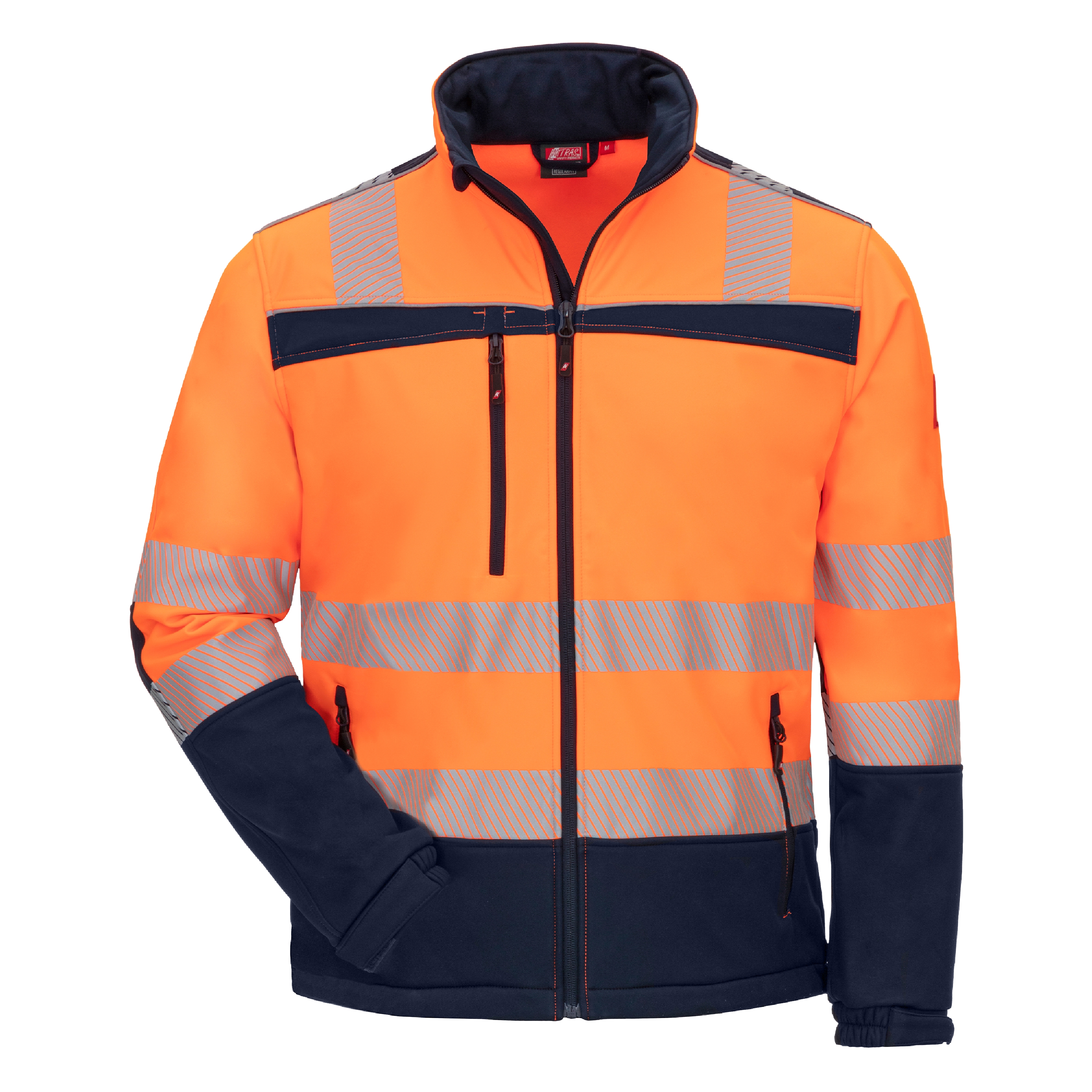NITRAS MOTION TEX VIZ, Warnschutz-Softshelljacke, EN ISO 13688, EN ISO 20471