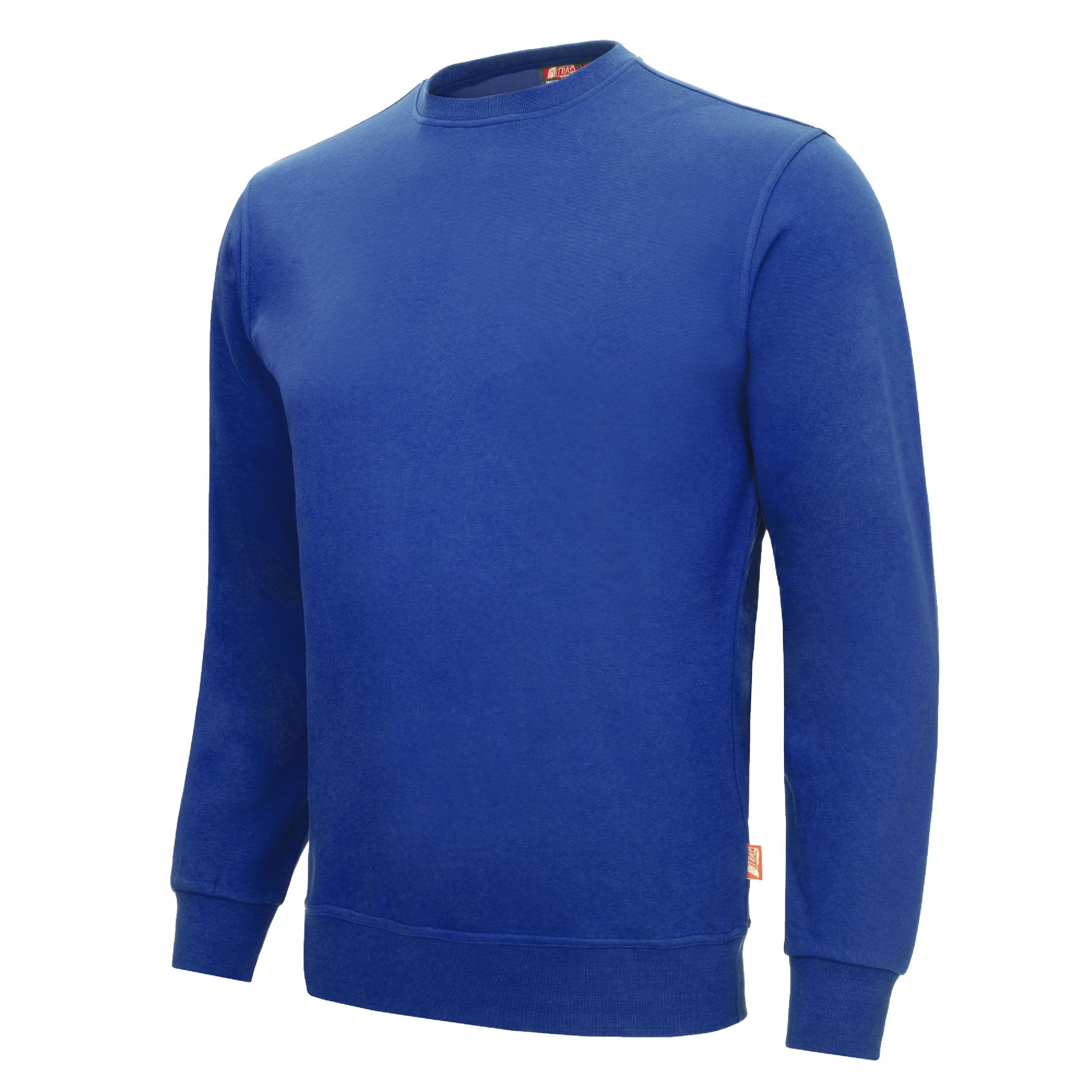 NITRAS MOTION TEX LIGHT, Pullover, königsblau (Farbcode: 2000), 70% Baumwolle / 30% Polyester, 300 g/qm, STANDARD 100 by OEKO-TEX®