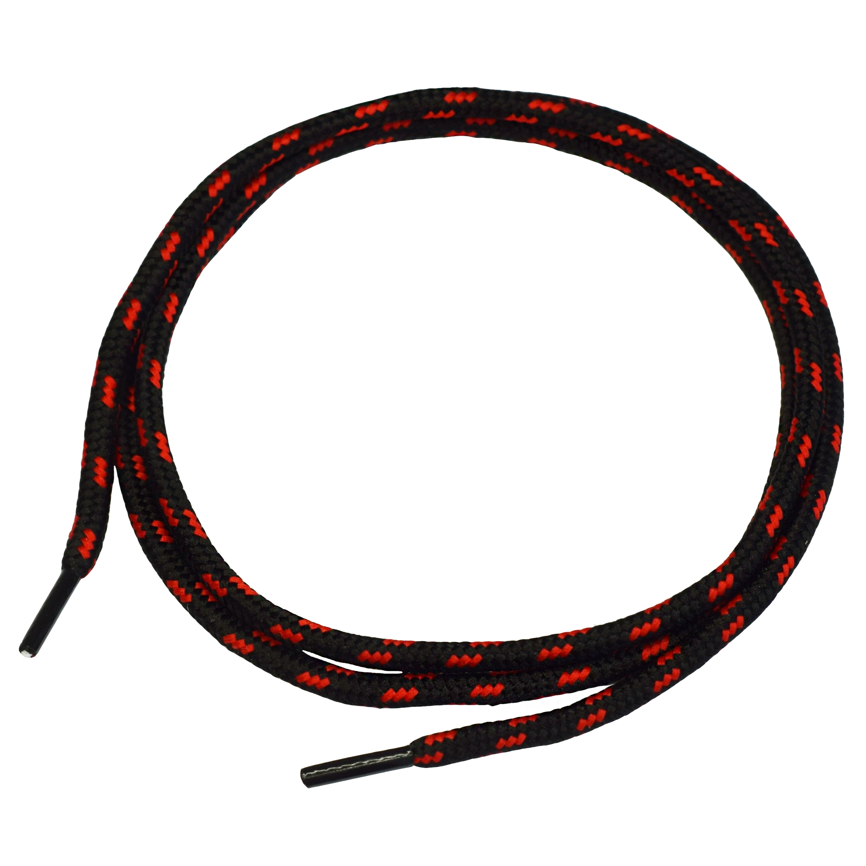 NITRAS Schnürsenkel, schwarz / rot
