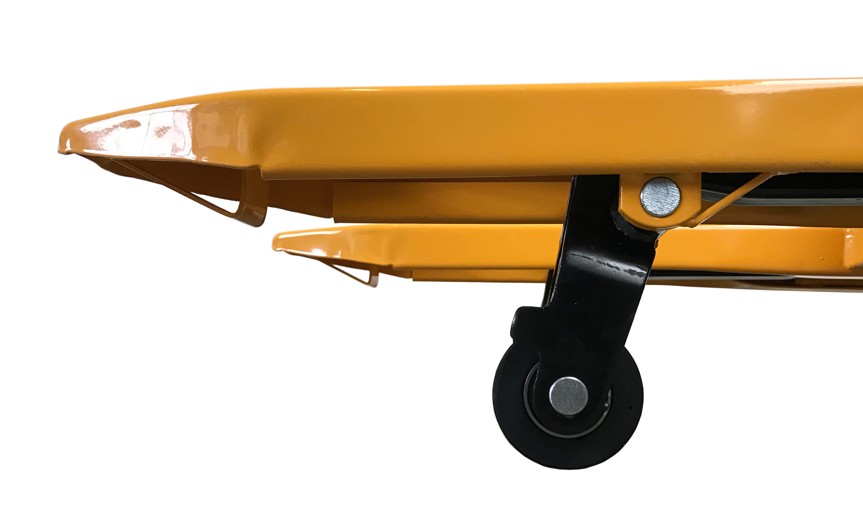 qteck® Hubwagen 800mm 2,5to PU/PU single