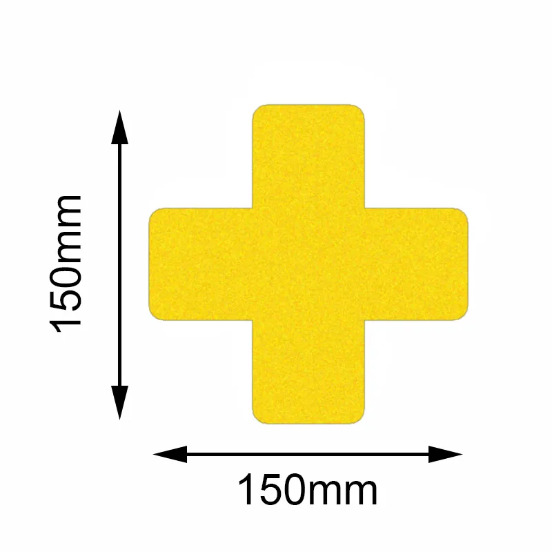 Produktbild zeigt den gelben Bodenmarkierer Safety von Mehlhose Antirutschprodukte GmbH, ideal f?r sichere, langlebige Markierungen mit rutschhemmender Oberfl?che.