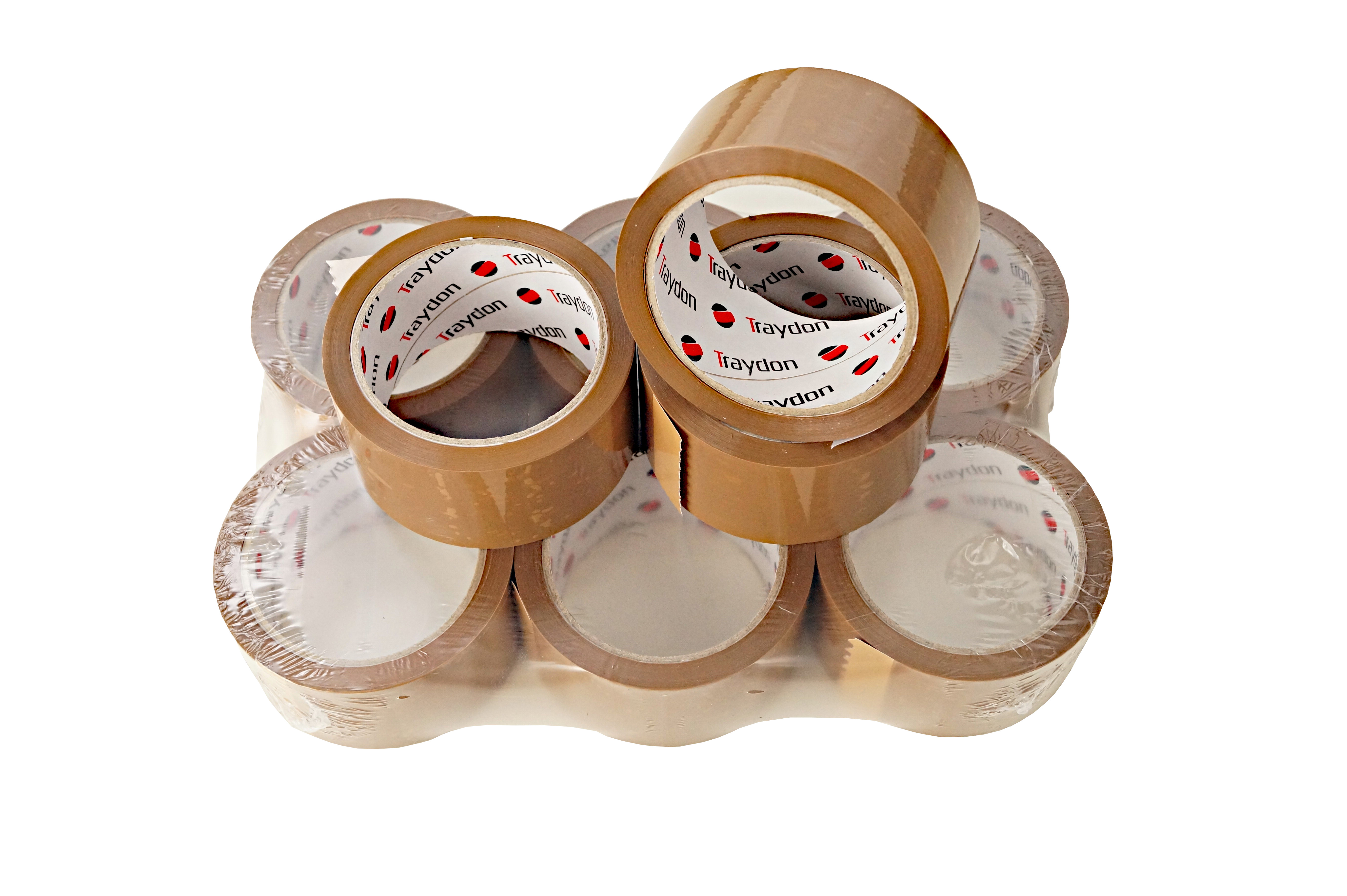 Klebeband PP leiseabrollend 42my NN 50mmx66m Braun