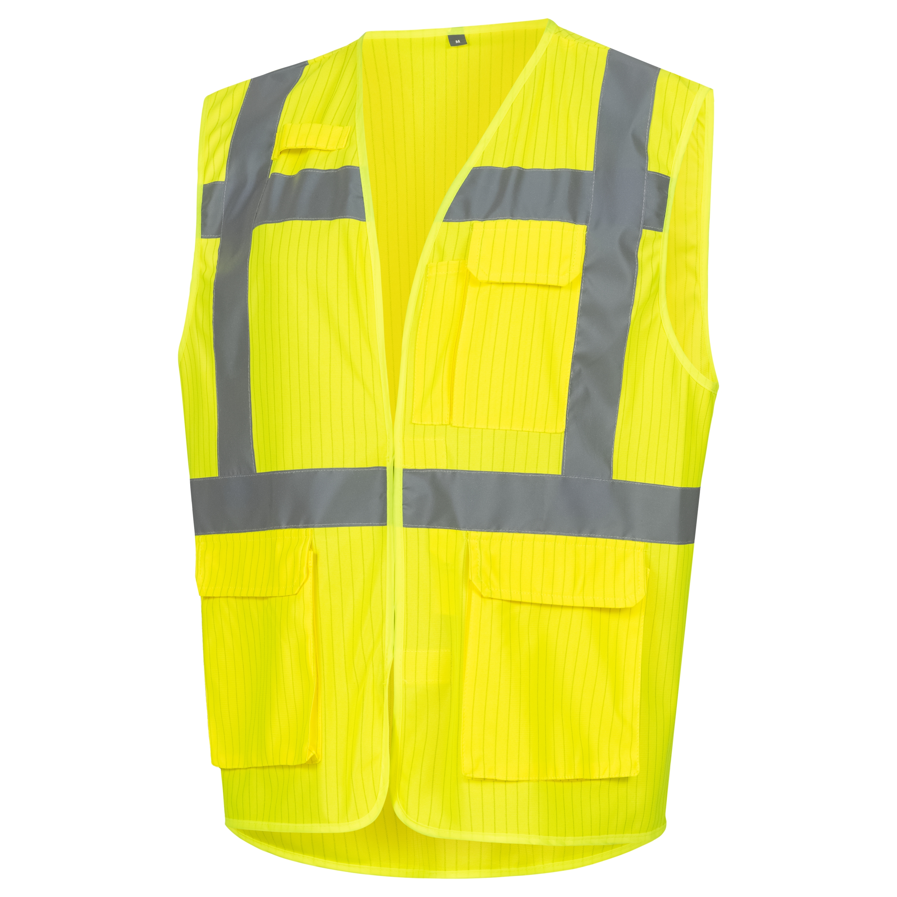 NITRAS Warn-Weste, neongelb, EN ISO 13688, EN ISO 20471, EN 1149